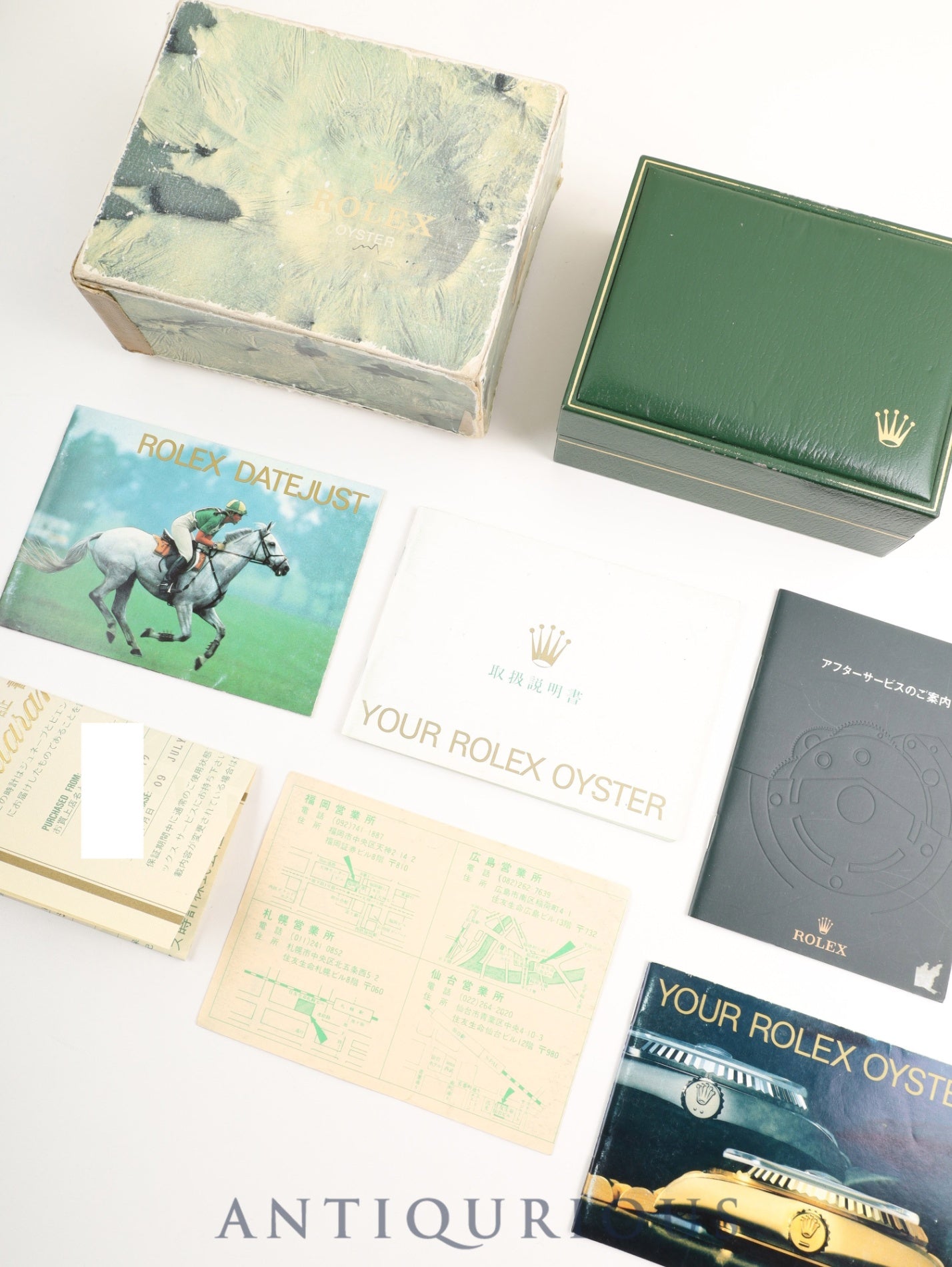 ロレックス デイトジャスト レディ 69174 自動巻き Cal.2135 SS/WG SS シルバー文字盤 箱 冊子 保証書(1989年)オーバーホール済み