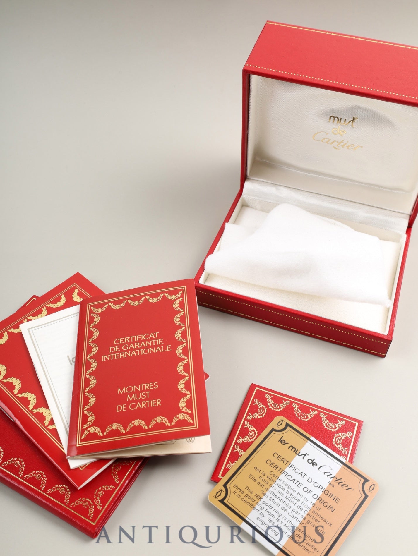 カルティエ マストタンク SM W1005554 / 5057001 クォーツ Cal.057 SV925 革 純正Dバックル(GP)オパラン文字盤(SWISS表記) 箱 冊子 保証書(1994年) オーバーホール済み 新品仕上げ済み