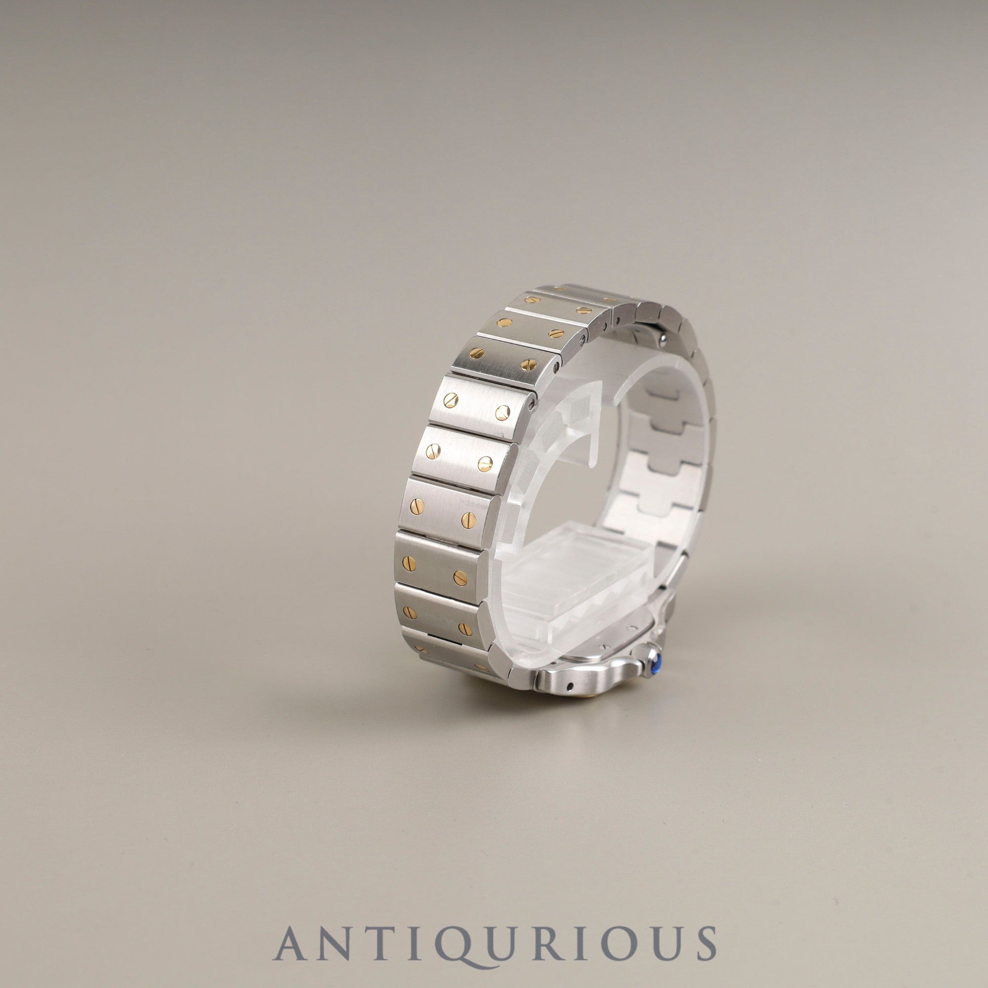 カルティエ サントス ガルベ SM W20012C4 / 1567 クォーツ Cal.157 SS/YG SS/YG ホワイトローマン文字盤 箱 冊子 取り扱い説明DVD 保証書(2009年) オーバーホール済み