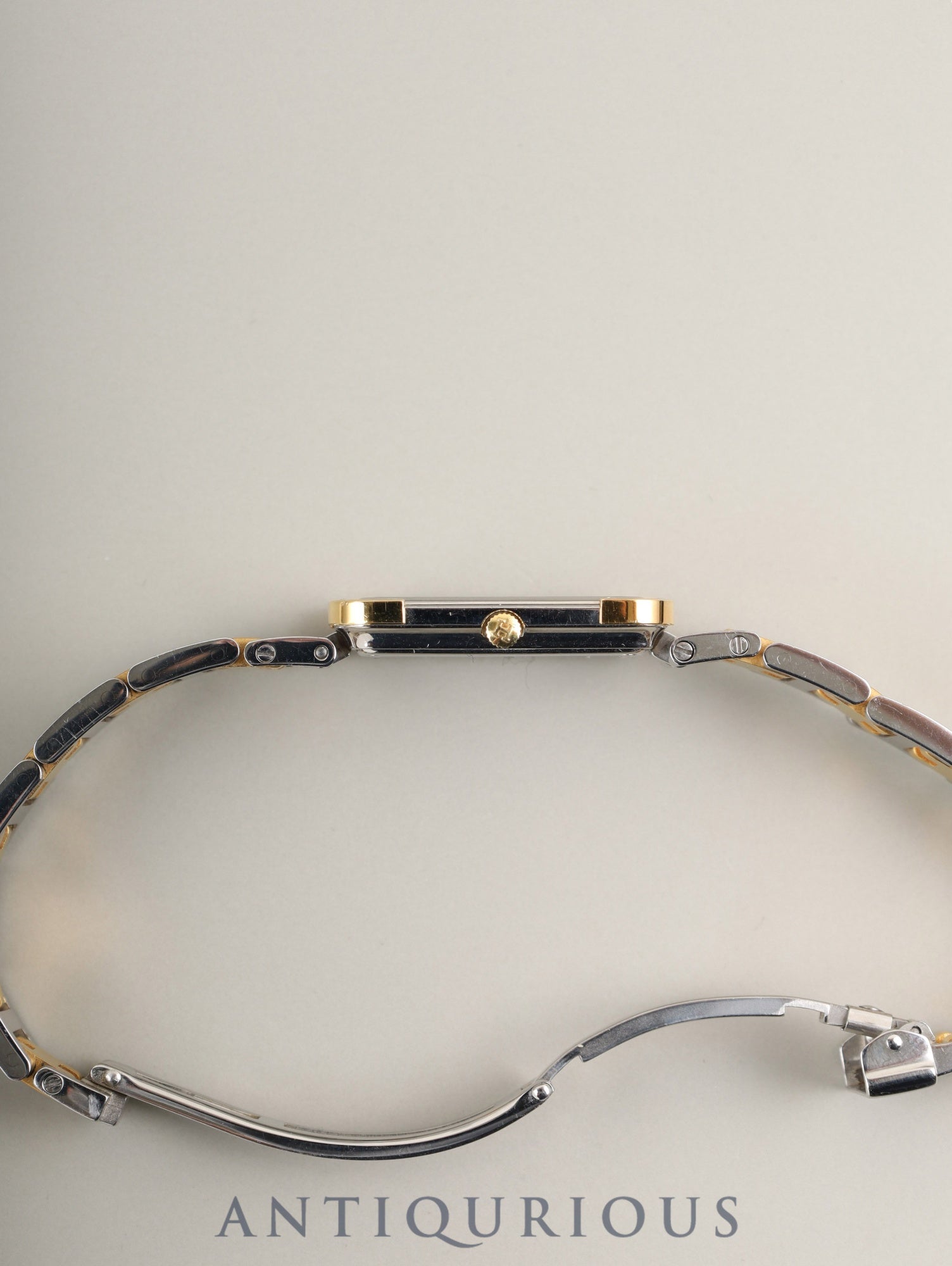 エルメス クロアジュール CR1.240 クォーツ Cal.976.001 SS/GP SS/GP ホワイト文字盤 オーバーホール済み