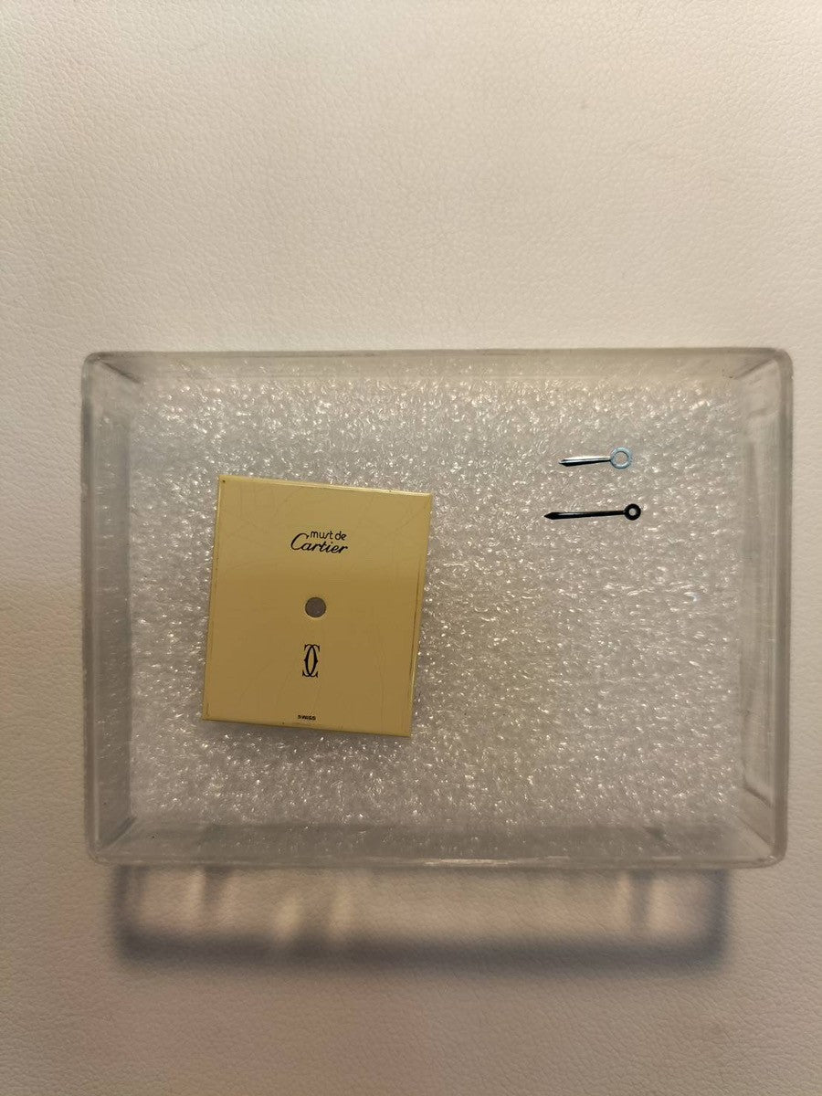 カルティエ マストタンク LM 手巻き Cal.78-1 SV925 革 純正尾錠(GP)アイボリー文字盤 1976年頃~1981年頃 オーバーホール済み