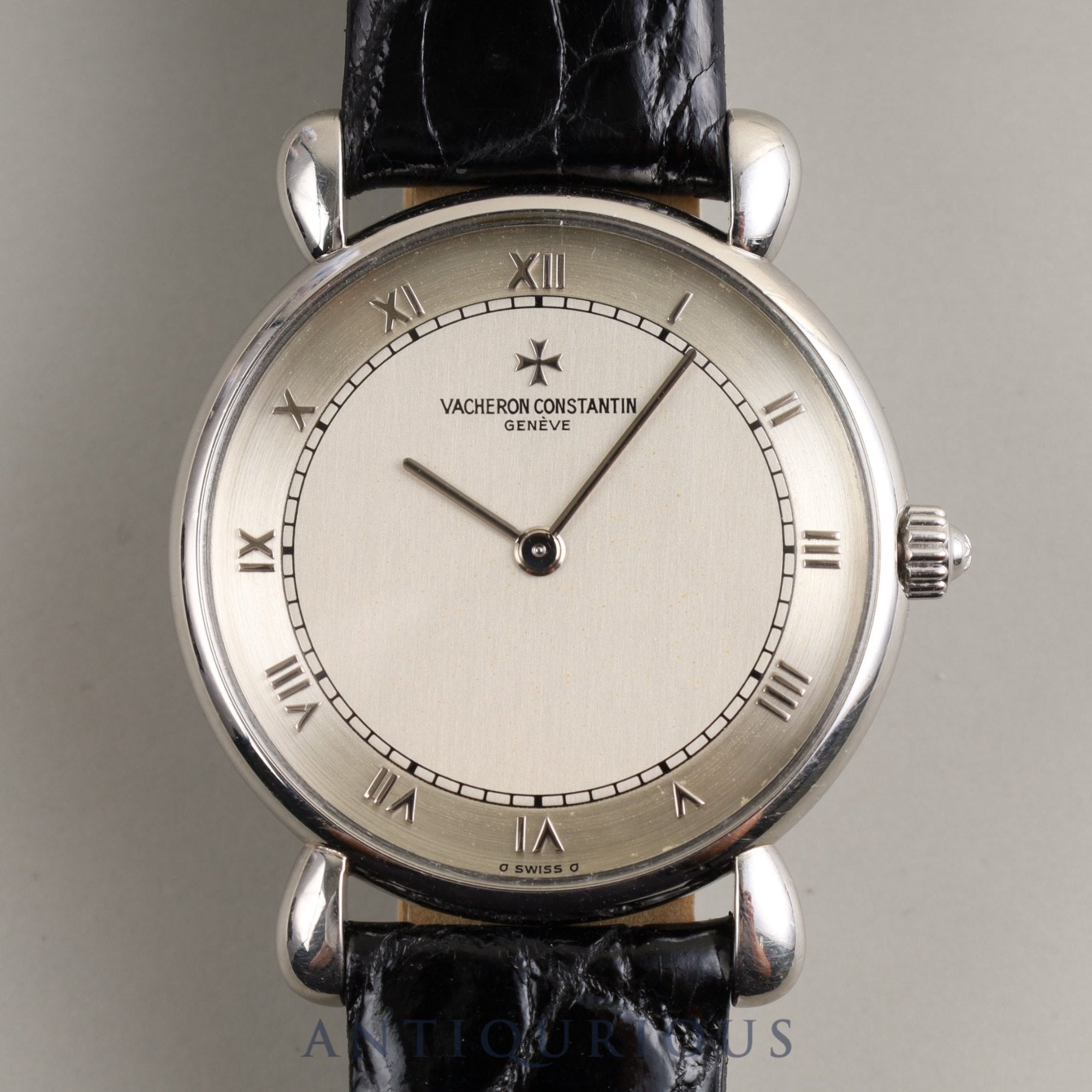 Vacheron Constantin Historical 33084/000P-2 Manual winding Cal.1003/2 Pt950 Leather Genuine buckle (Pt950) Silver dial Warranty card (1992)