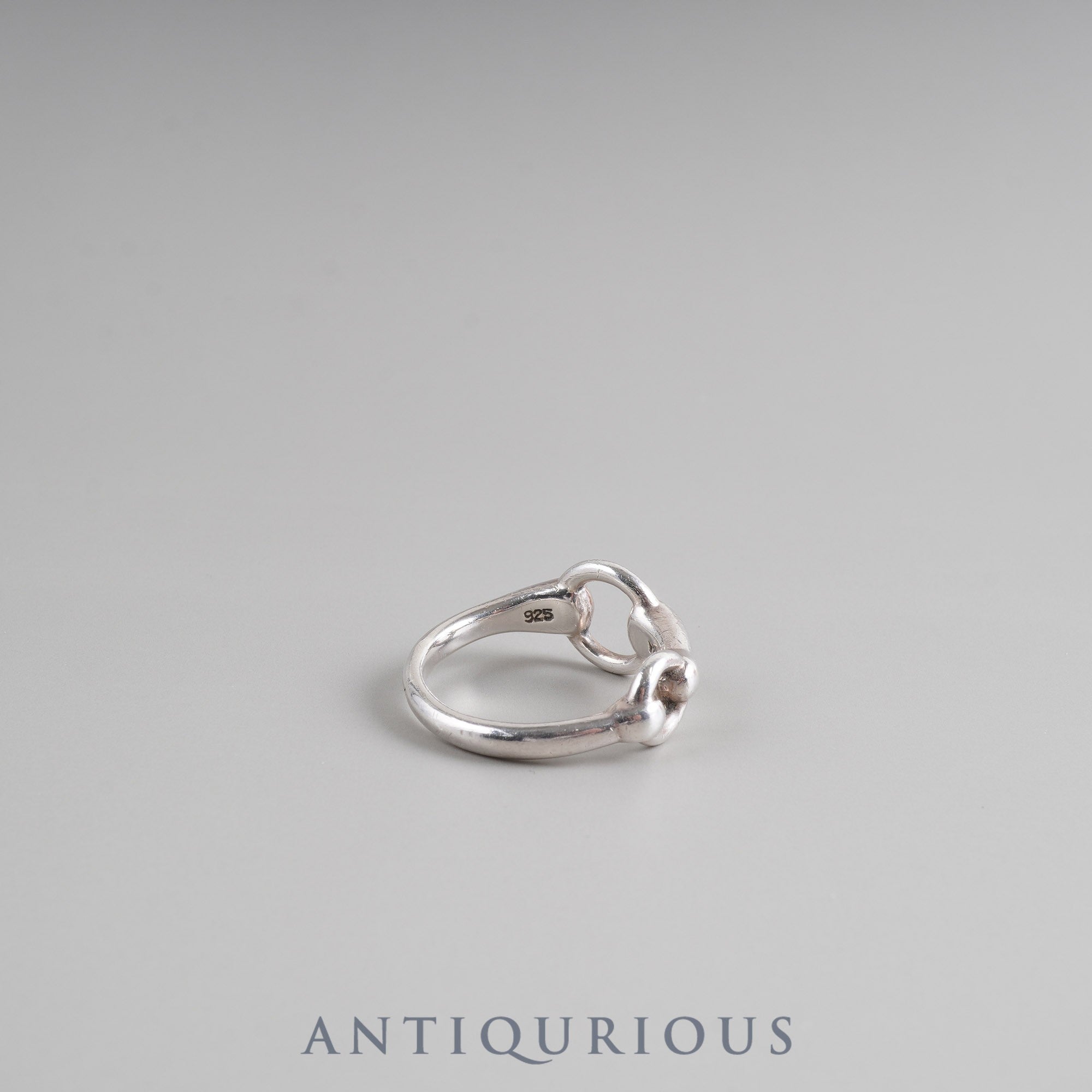 Hermes Ring Horsebit SV925 Size 13