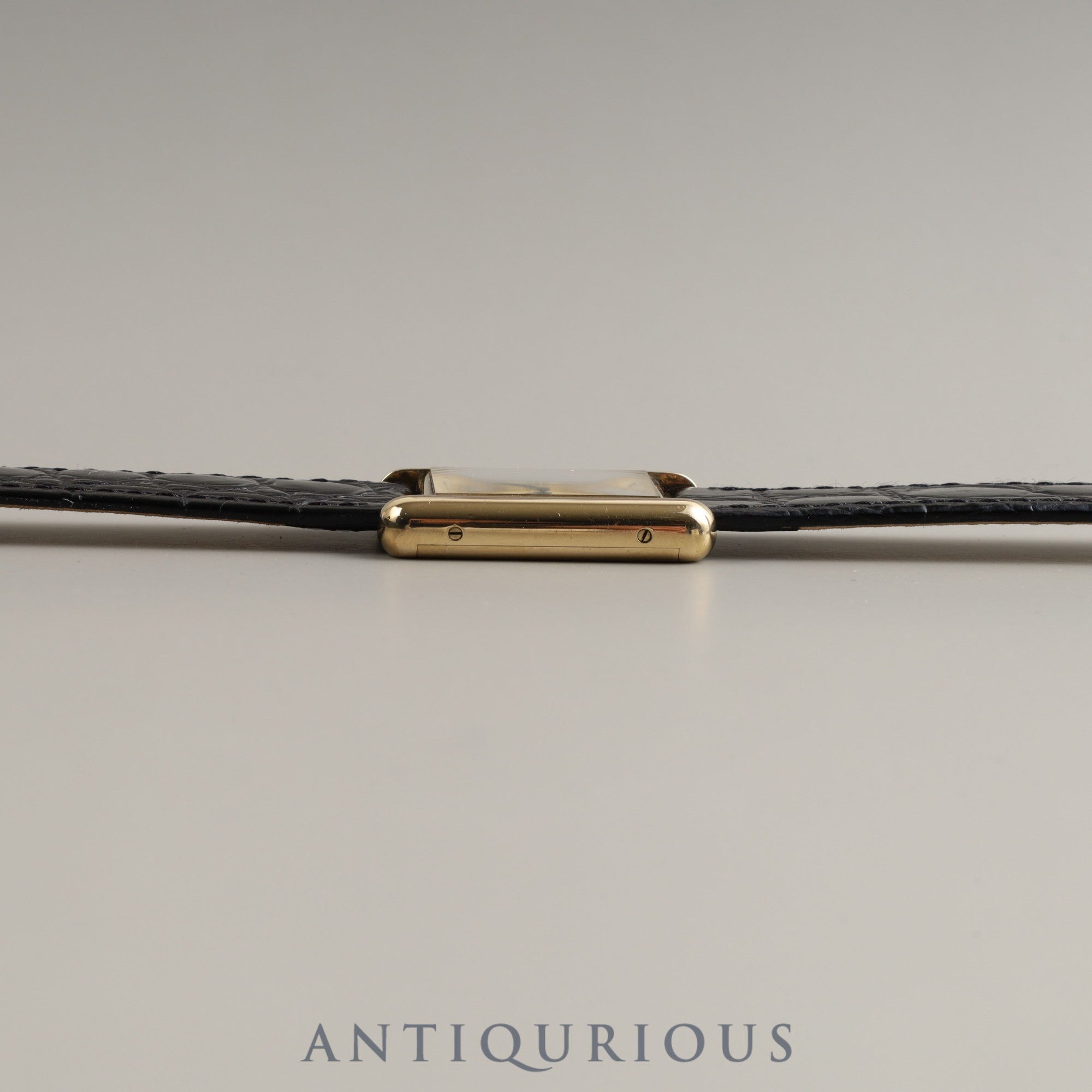 Cartier Must Tank LM Manual Winding 1974213 Cal.78-1 SV925 Genuine Buckle (GP) Ivory Dial Box International Lifetime Warranty (1983)