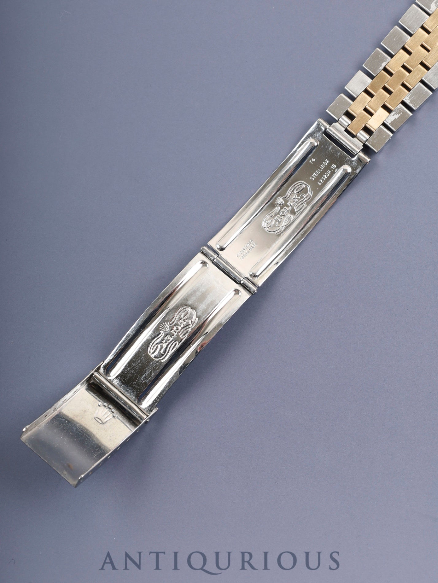 ロレックス デイトジャスト 1601 自動巻き Cal.1570 SS/YG SS/YG シルバー文字盤 38番(1973年)国際サービス保証(2014年)オーバーホール済み