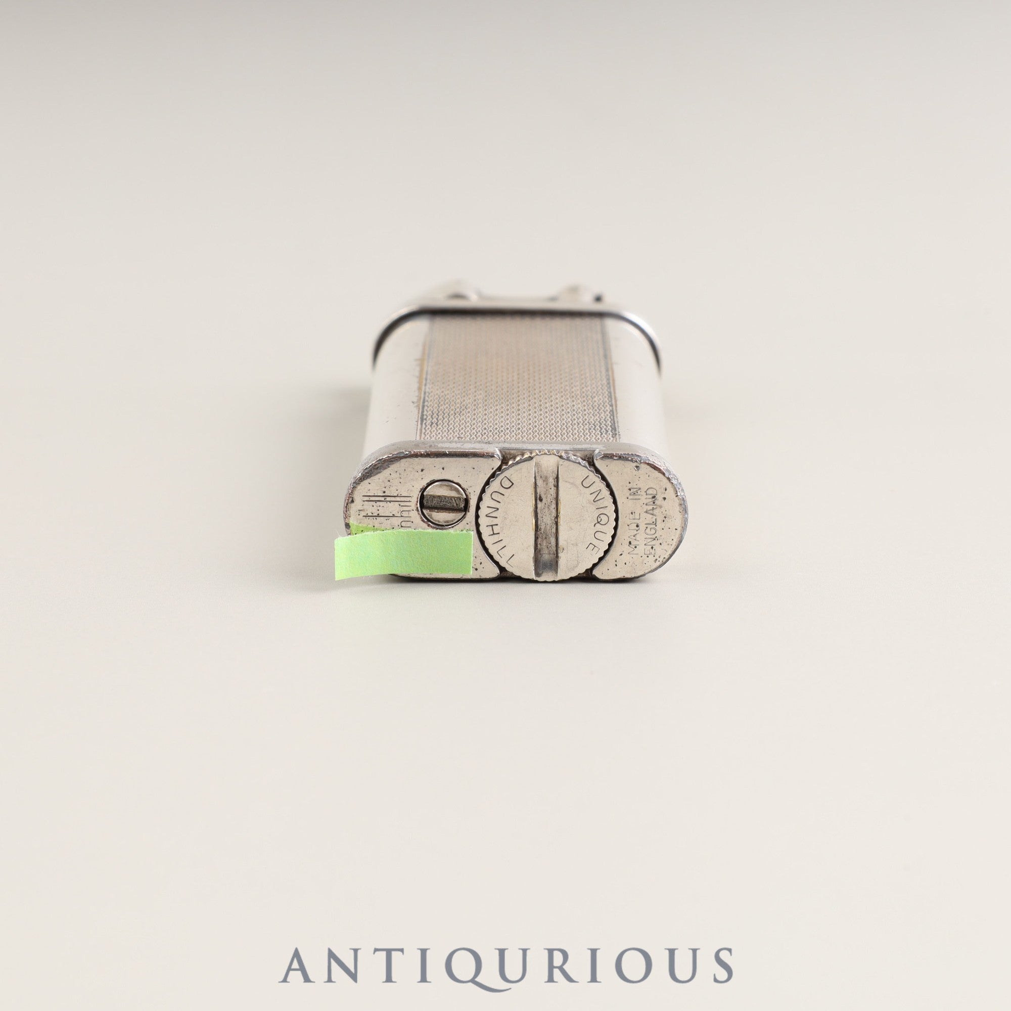 Dunhill unique hammer type gas lighter, mechanically adjusted