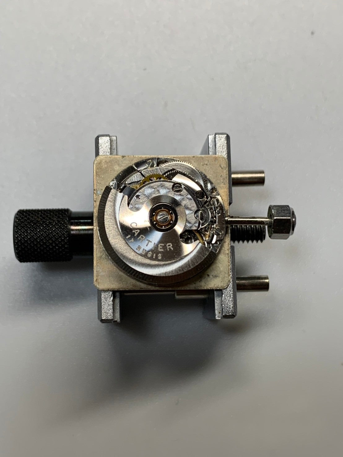 Cartier Santos Carrée LM 2960 Automatic Cal. ETA2671 SS SS White Roman Dial (SWISS marking) Overhauled
