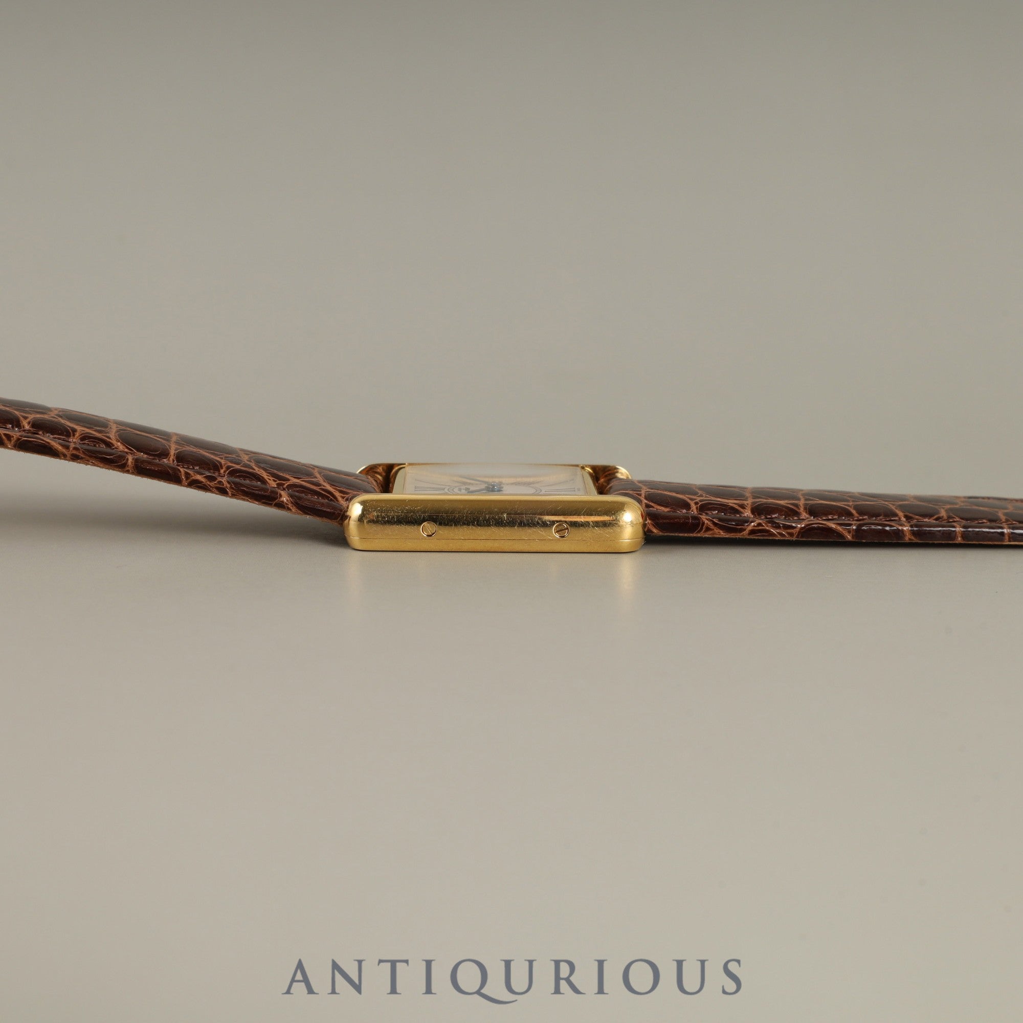 カルティエ マストタンク SM W1005554 / 1613 クォーツ SV925 革 純正Dバックル(GP)オパラン文字盤 箱 冊子 保証書(1996年)カルティエブティックにてコンプリートサービス(フルメンテナンス)済み