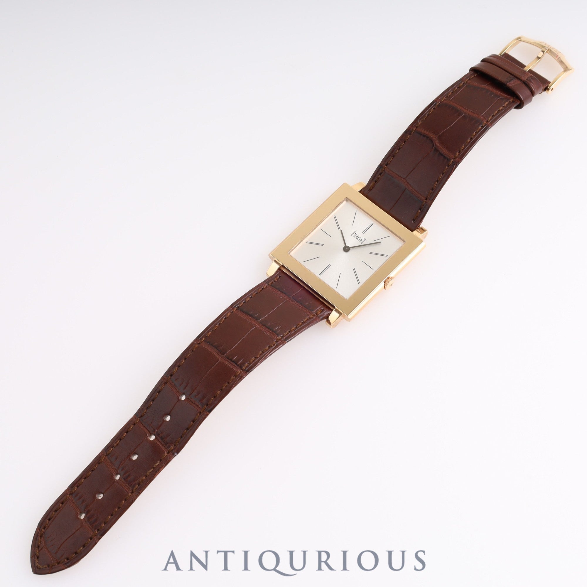 ピアジェ アルティプラノ P10465 手巻き Cal.430P PG 純正革ベルト 純正尾錠(750)シルバー文字盤