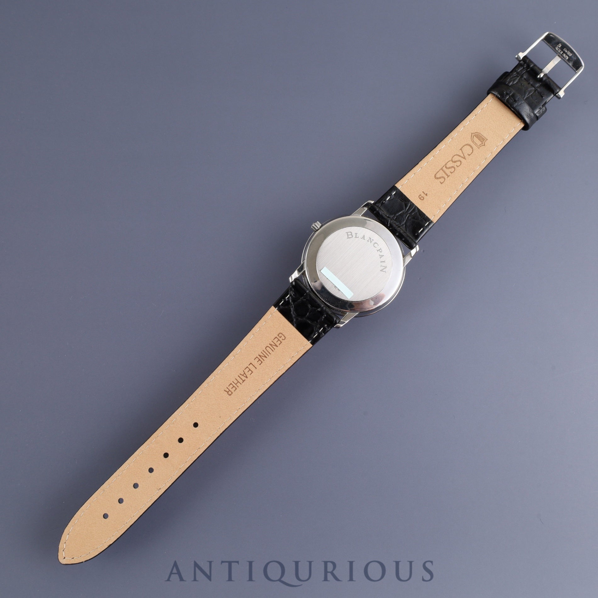 ブランパン ヴィルレウルトラスリム 0072-1127-55 自動巻き Cal.0072 SS 革 純正尾錠(SS)ホワイトローマン文字盤 オーバーホール済み