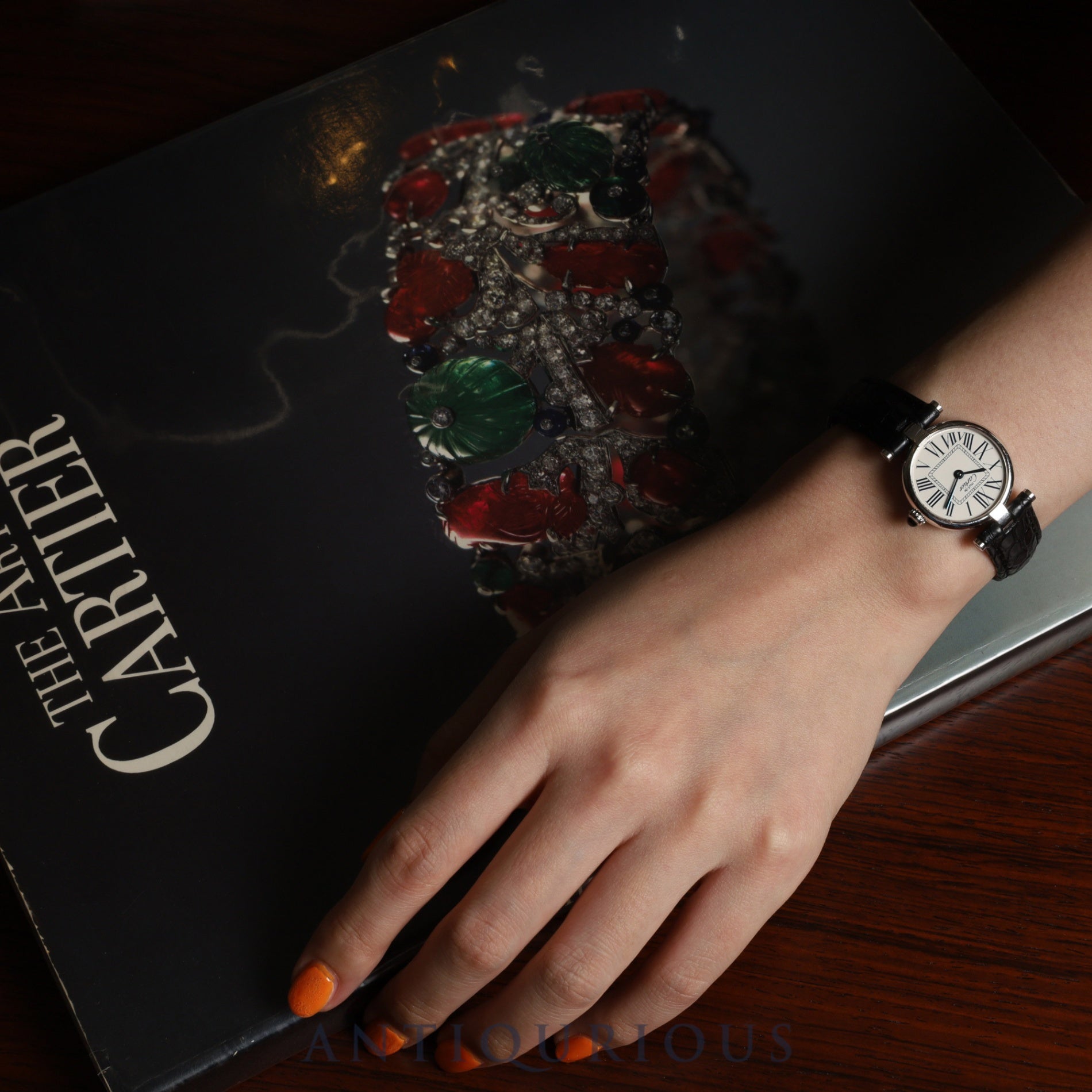 Cartier Must Vendome VLC SM W1007165 / 1850 Quartz Cal.90 SV925 Leather Genuine D-buckle (SS) Opalan dial Overhauled