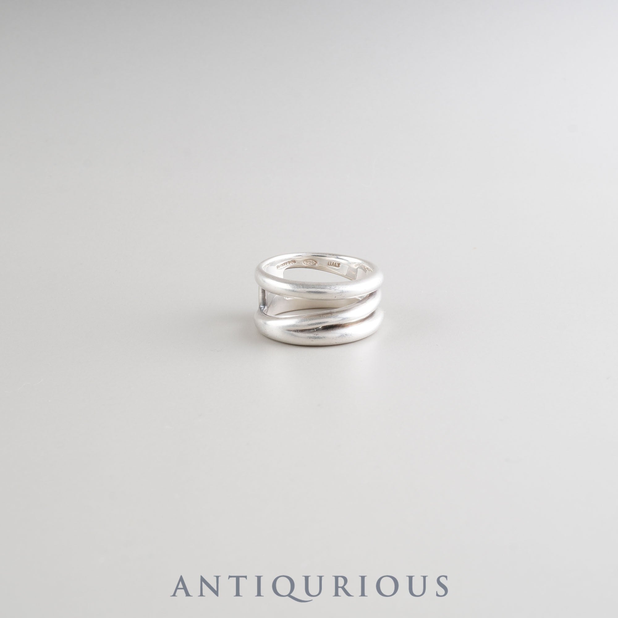 ティファニー リング オープンダイアゴナル SV925