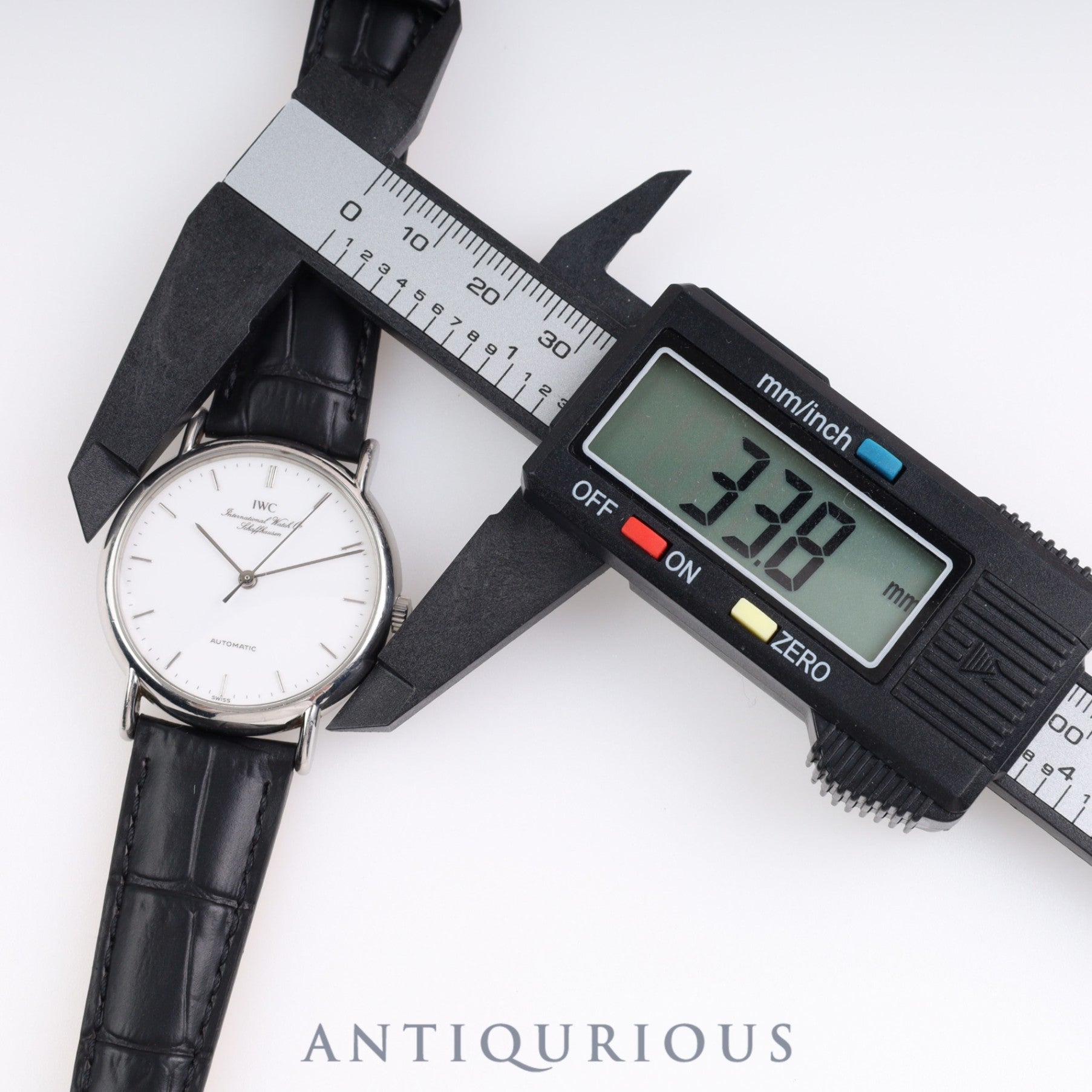 IWC ポートフィノ IW351403 自動巻き SS 革 ホワイト文字盤 アイダブリュシー