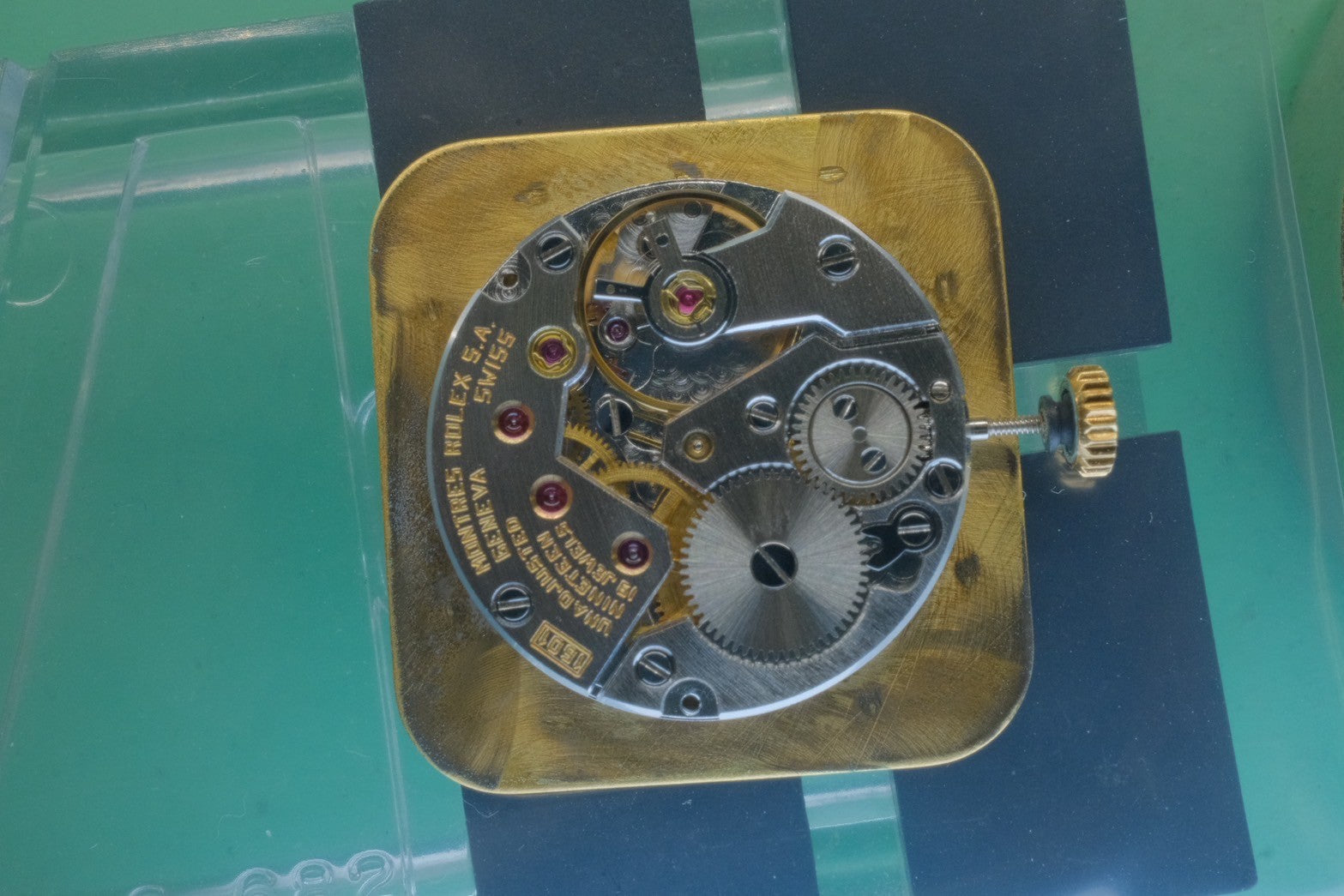 ロレックス チェリーニ 4135 手巻き Cal.1601 750YG 革 純正尾錠(GP) ゴールド文字盤 43番(1975年)オーバーホール済み