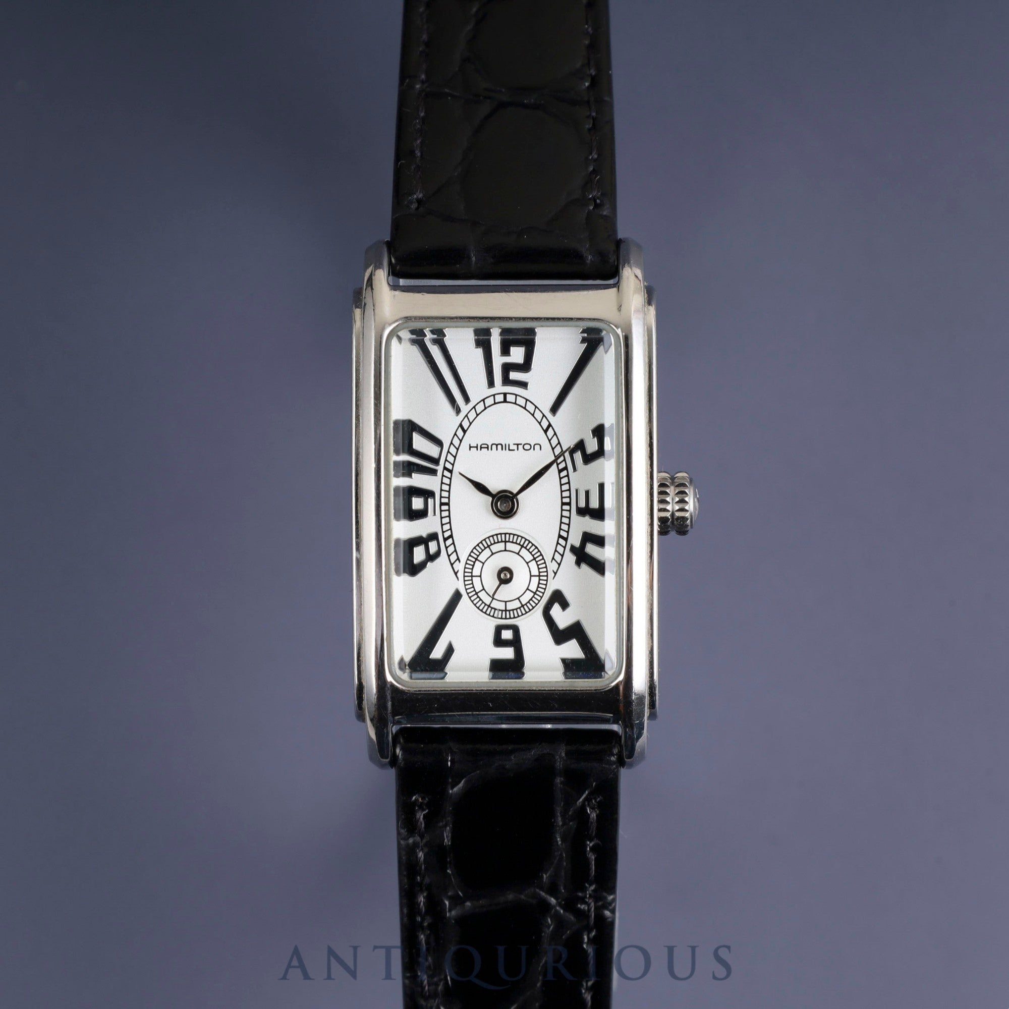 Hamilton Ardmore H112110 / 980.153 Quartz Cal.980.153 SS Leather Third party buckle (SS) Silver dial Overhauled