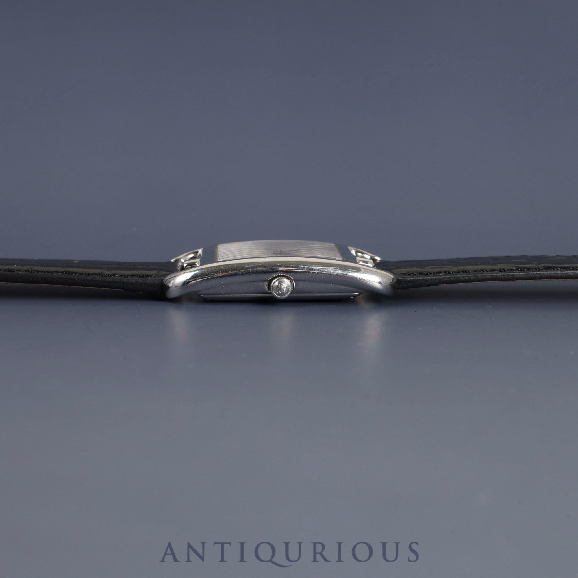 Hermes Cape Cod CC1.710 Automatic SS Leather Genuine Buckle (SS) Silver Arabic Dial Overhauled