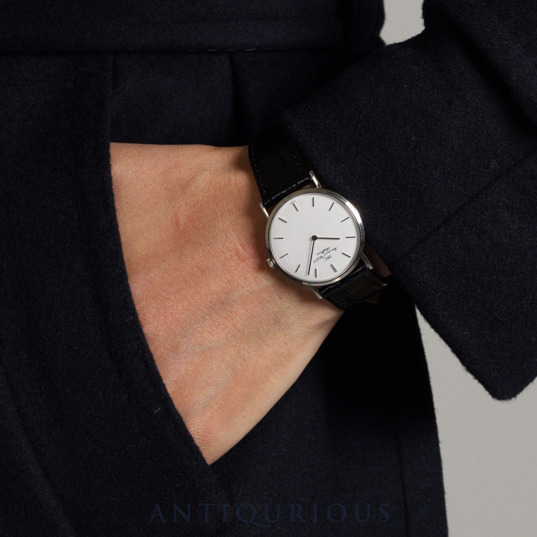 IWC Portofino IW201003 Manual winding Cal.1852 750 Leather Genuine buckle (SS) White dial Overhauled IWC