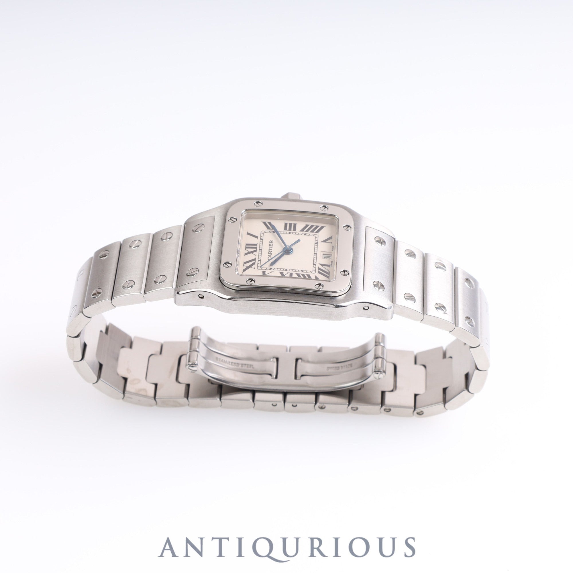Cartier Santos Galbee LM W20060D6 Quartz SS SS Ivory Dial
