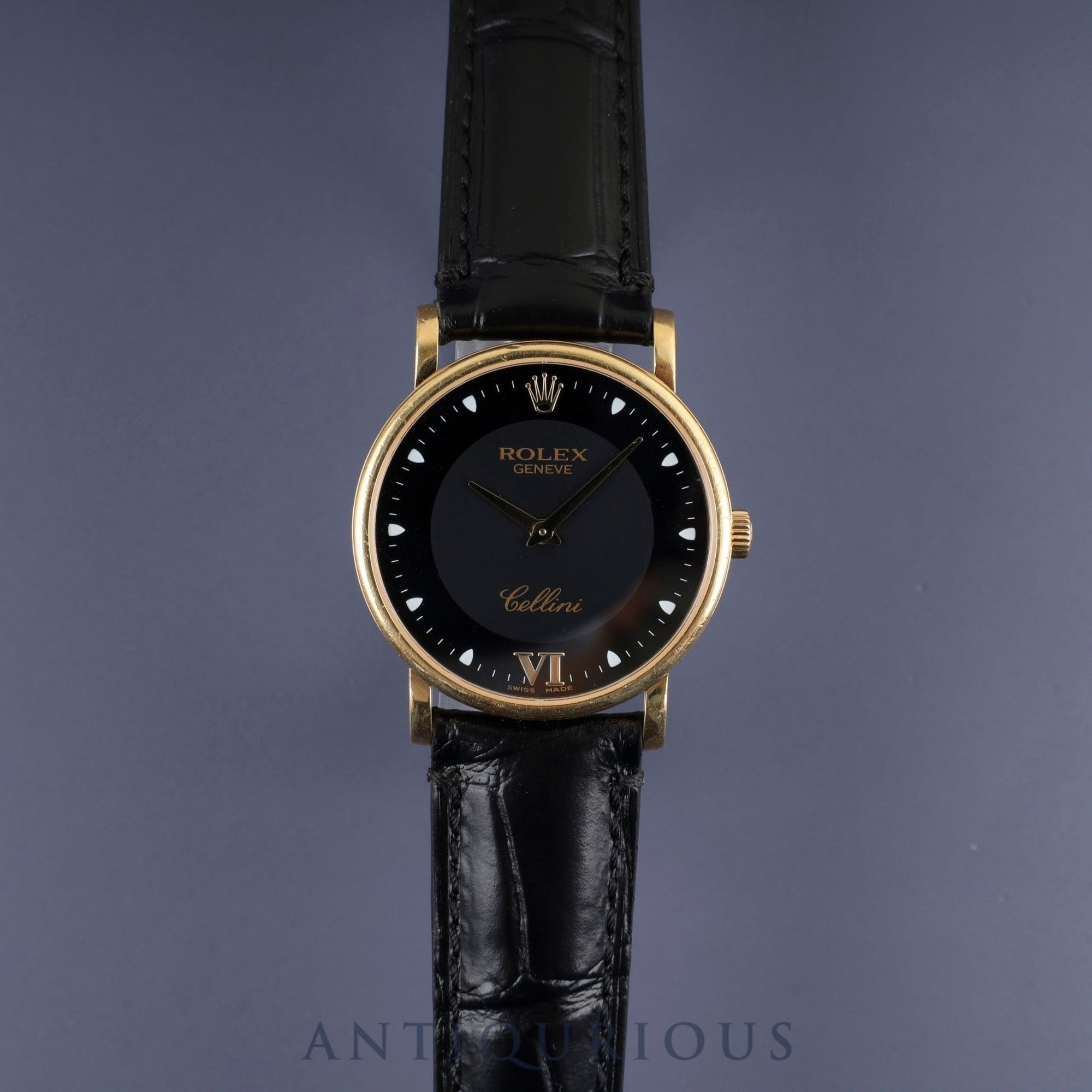 Rolex Cellini 5115/8 Manual Winding Caliber 1600 750 Leather Genuine Buckle (750) Black Dial Warranty (Personalized, 201?) International Service Warranty (2015) Repair Details (2015) Booklet Overhauled