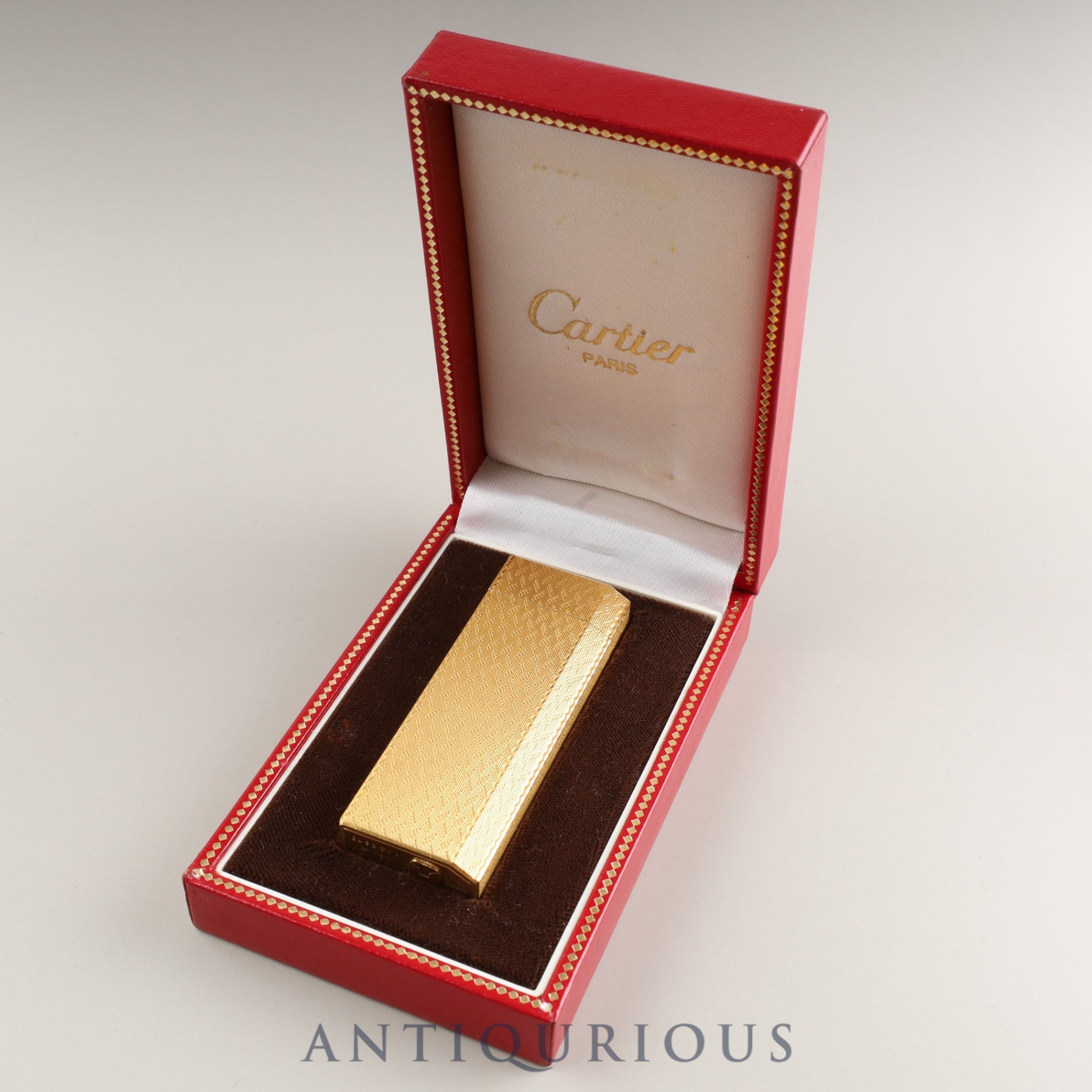 Cartier Pentagon lighter with box and mechanical adjustment
