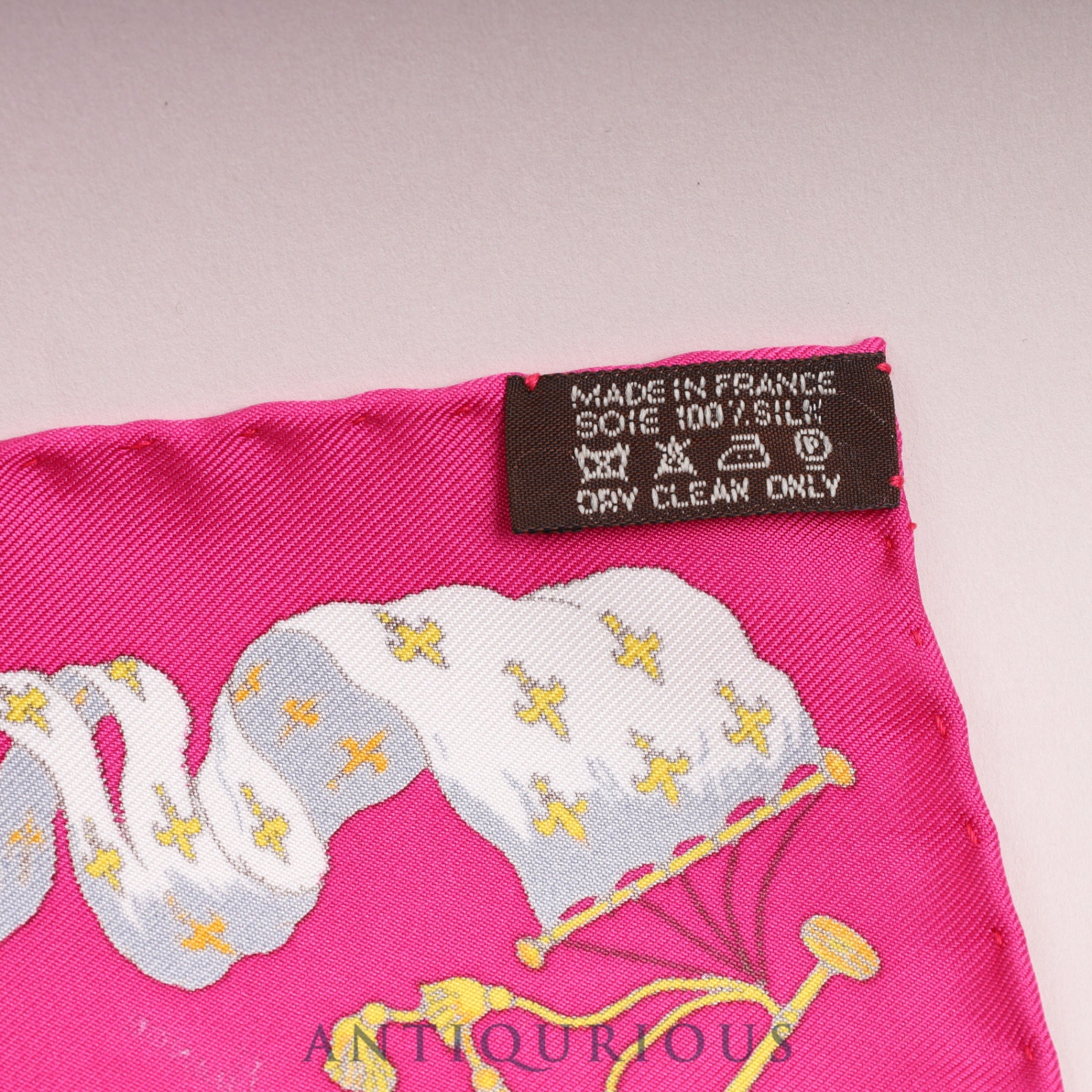 Hermes scarf Carre 45 PAVOIS ship flag