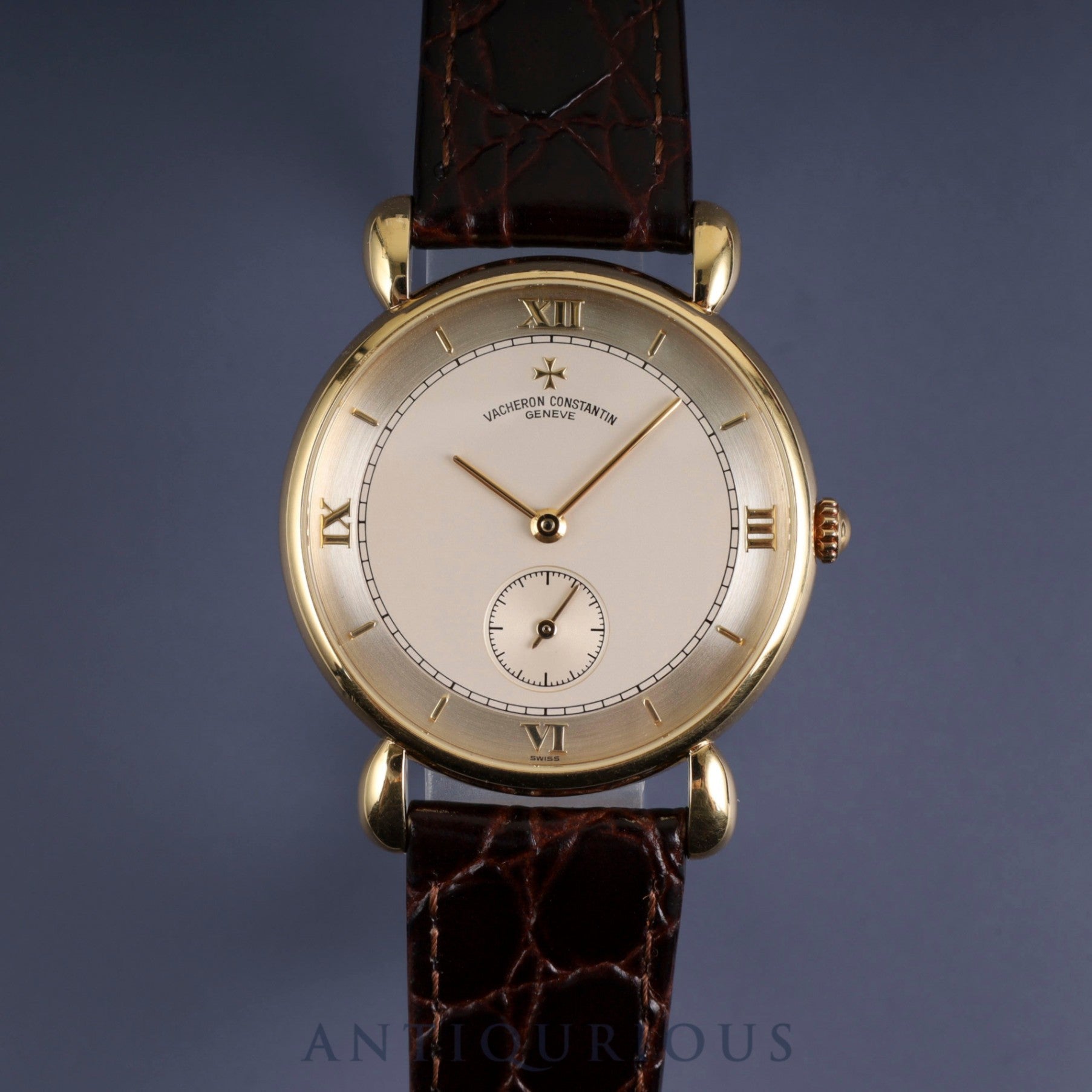 ヴァシュロン・コンスタンタン ヒストリカル ルネサンス 92084/000J-4 手巻き Cal.1014/1 750 革 純正尾錠(750)ゴールド文字盤 純正替えベルト オーバーホール済み