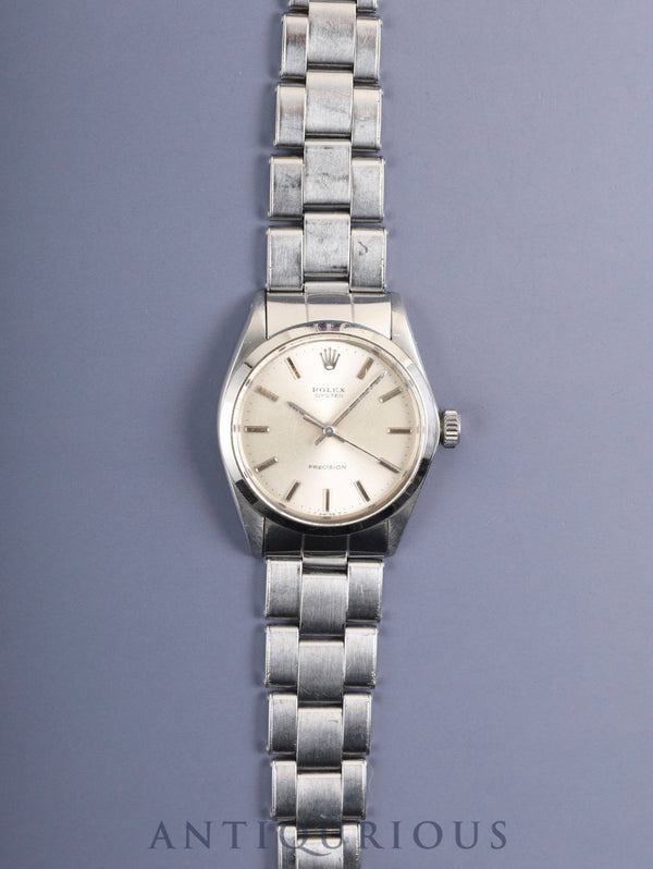 ロレックス オイスター プレシジョン 6426 自動巻き Cal.1215 SS SS シルバー文字盤 22番台(1967年)オーバーホール済み