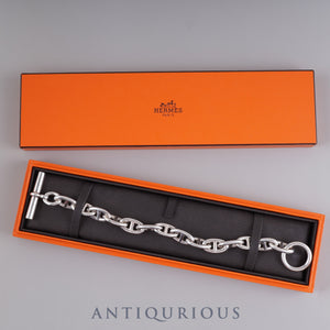 Hermes Chaine d'Ancre Bracelet, GM, 14 links, SV925, 22 years old, box