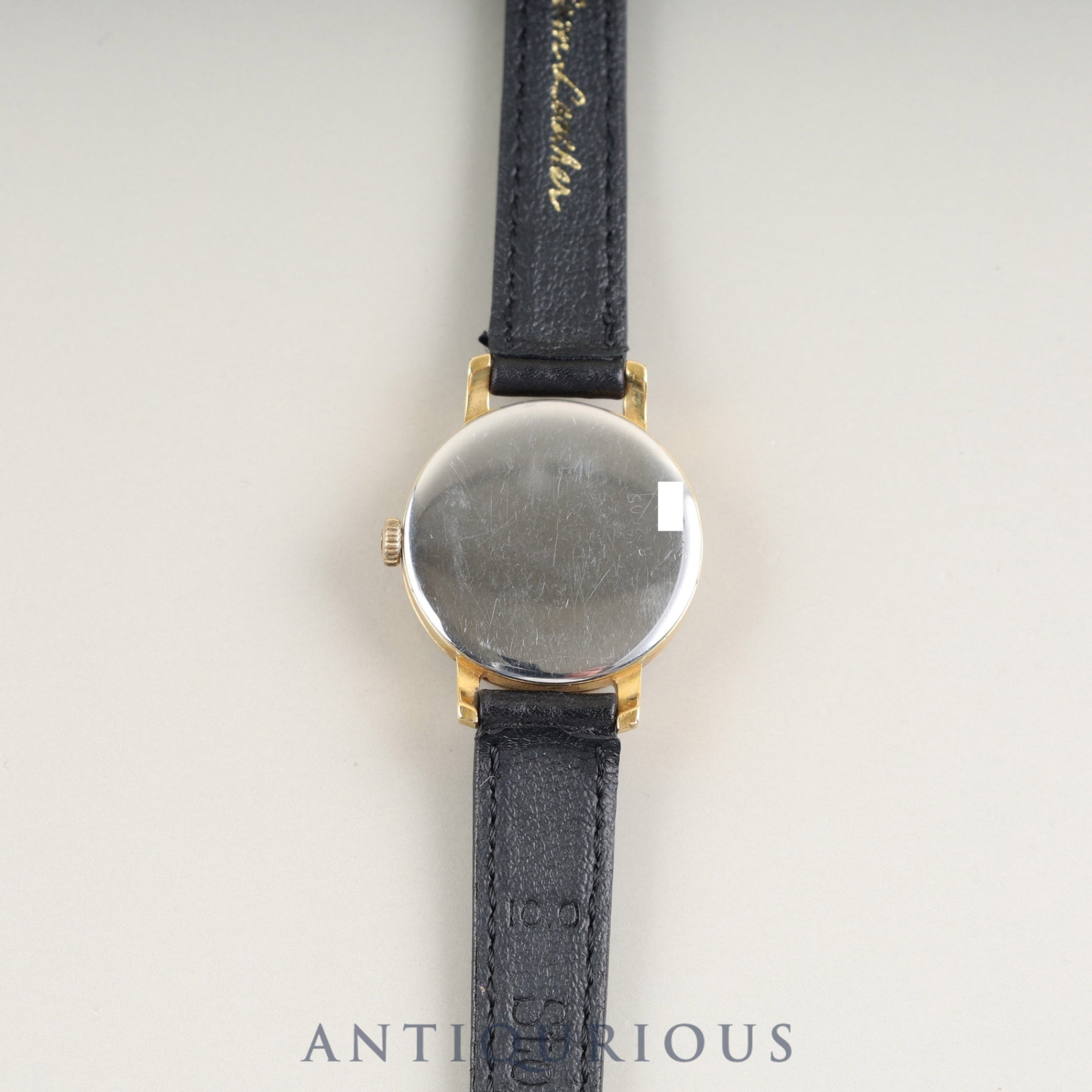 ユニバーサル・ジュネーブ ラウンド 542605 手巻き GP 革 社外尾錠(GP)シャンパン文字盤 オーバーホール済み