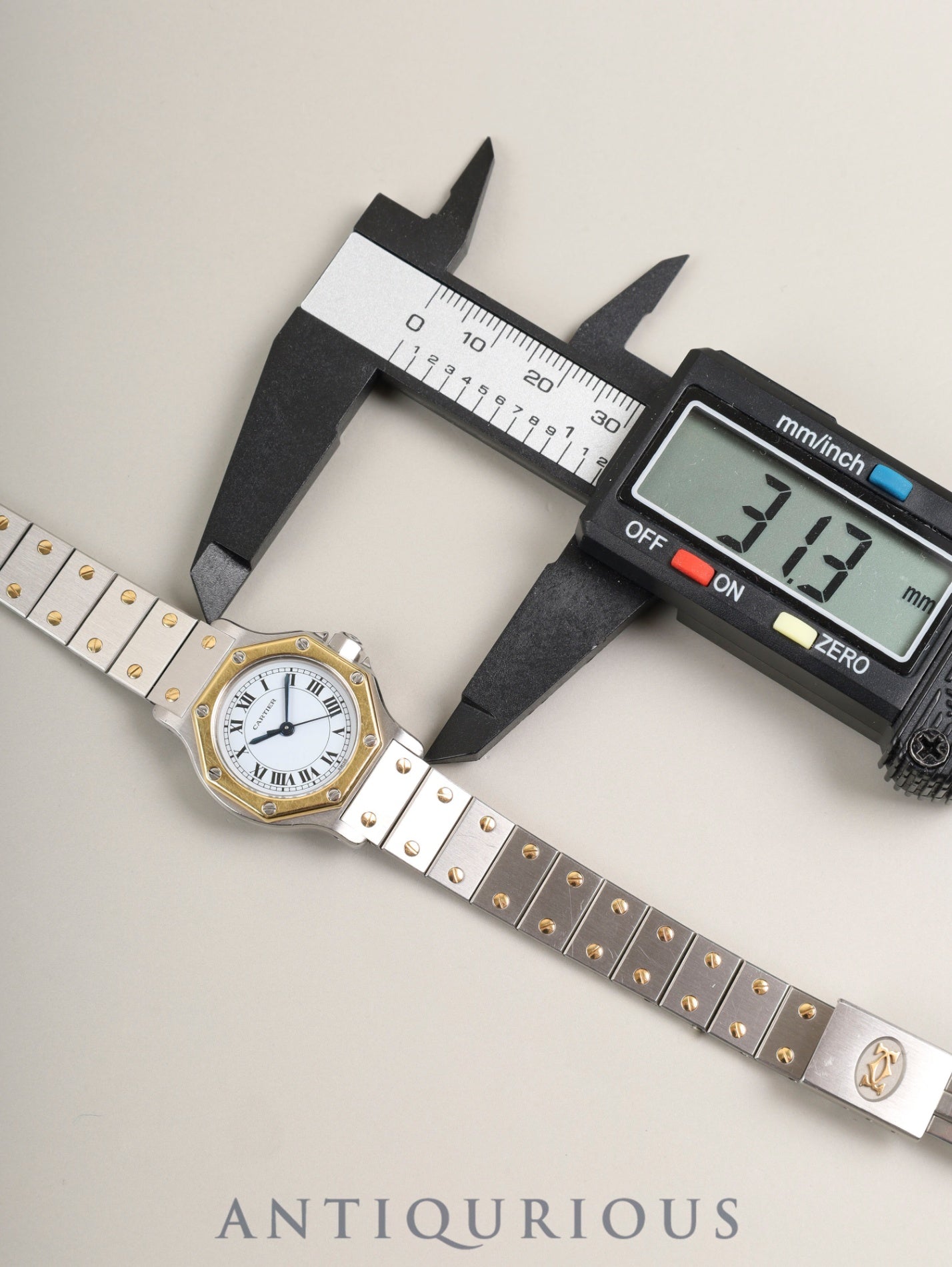 カルティエ サントス オクタゴン SM 0907 自動巻き SS/YG SS/YG ホワイトローマン文字盤 (SWISS表記)オーバーホール済み