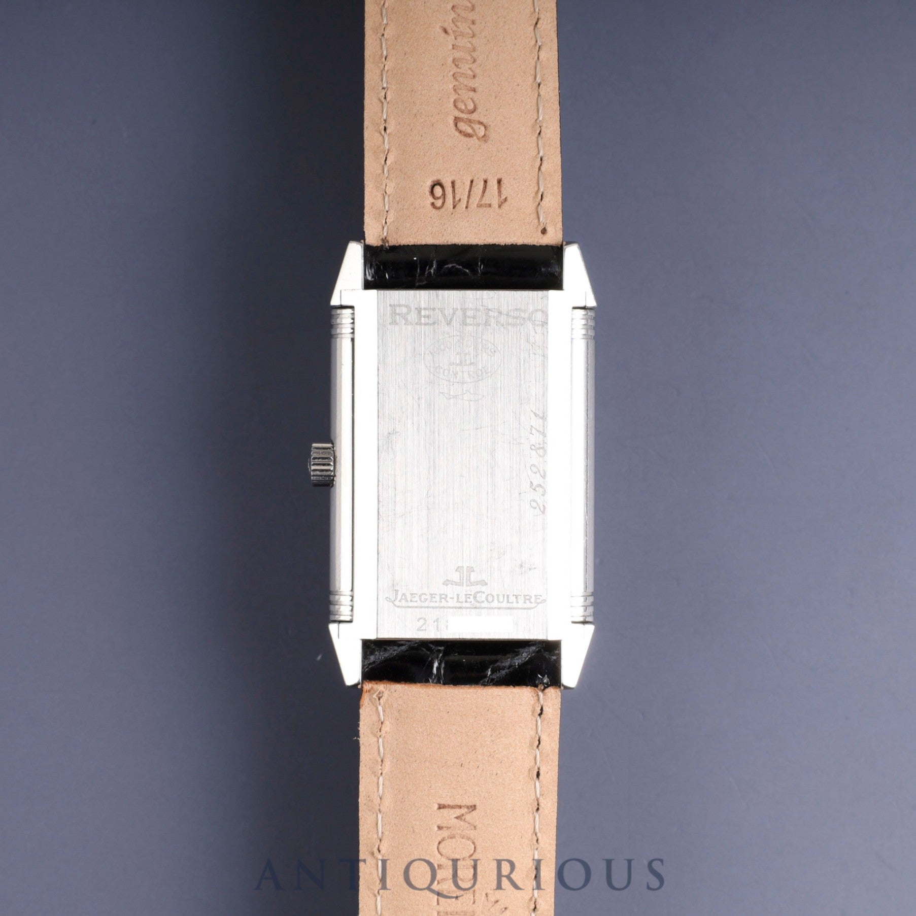 Jaeger-LeCoultre Reverso Classic 252.8.71 Manual winding Cal.861 SS Leather Genuine buckle (SS) Silver dial Box Warranty (2005) Booklet Overhauled