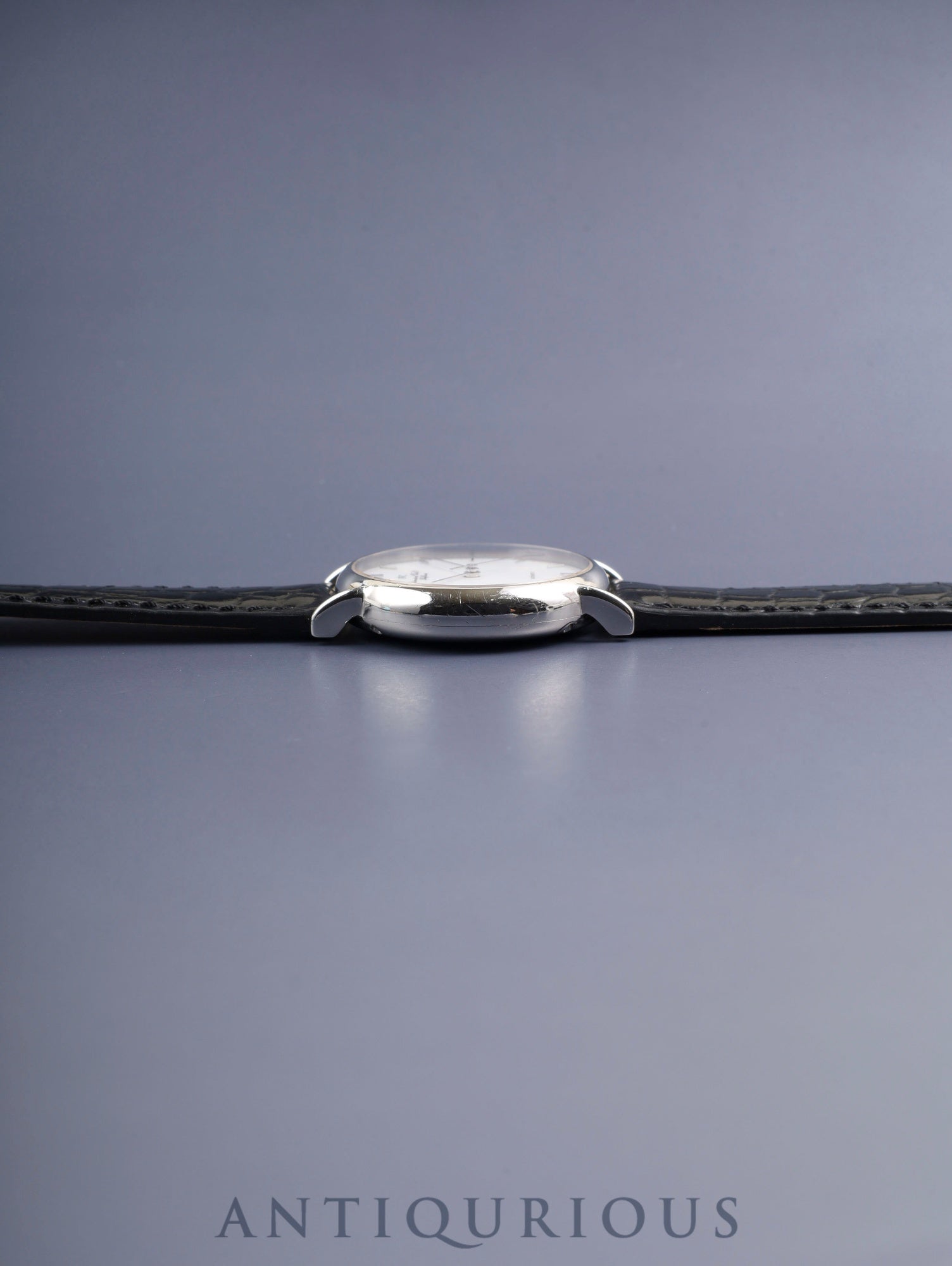 IWC Portofino IW351403 Automatic Cal.37521 SS Leather Aftermarket Pin Buckle (SS) White Dial Overhauled