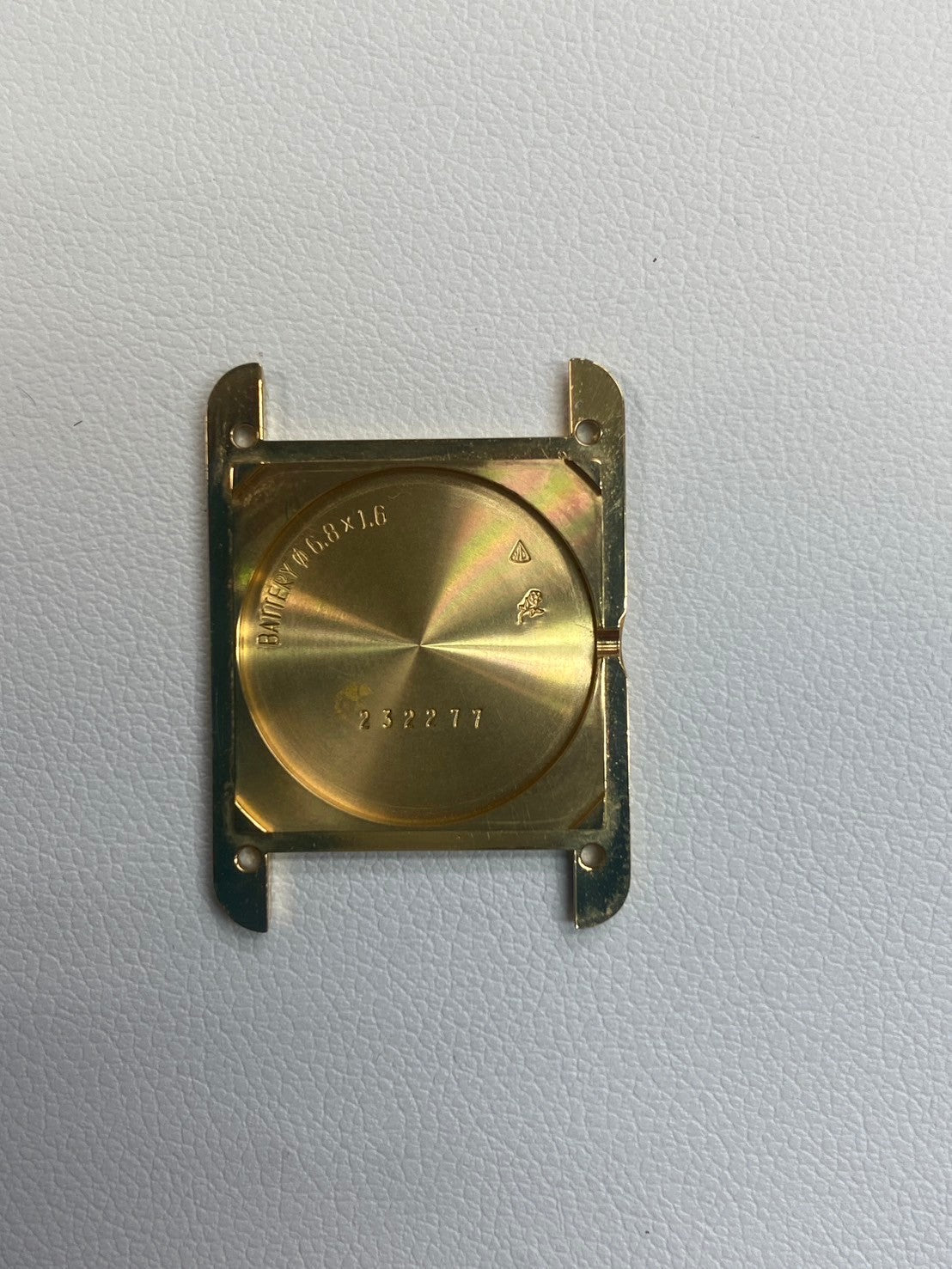 カルティエ マストタンク SM W1003154 / 1613 クォーツ Cal.057 SV925 革 純正バックル(GP)アイボリーローマン文字盤 オーバーホール済み