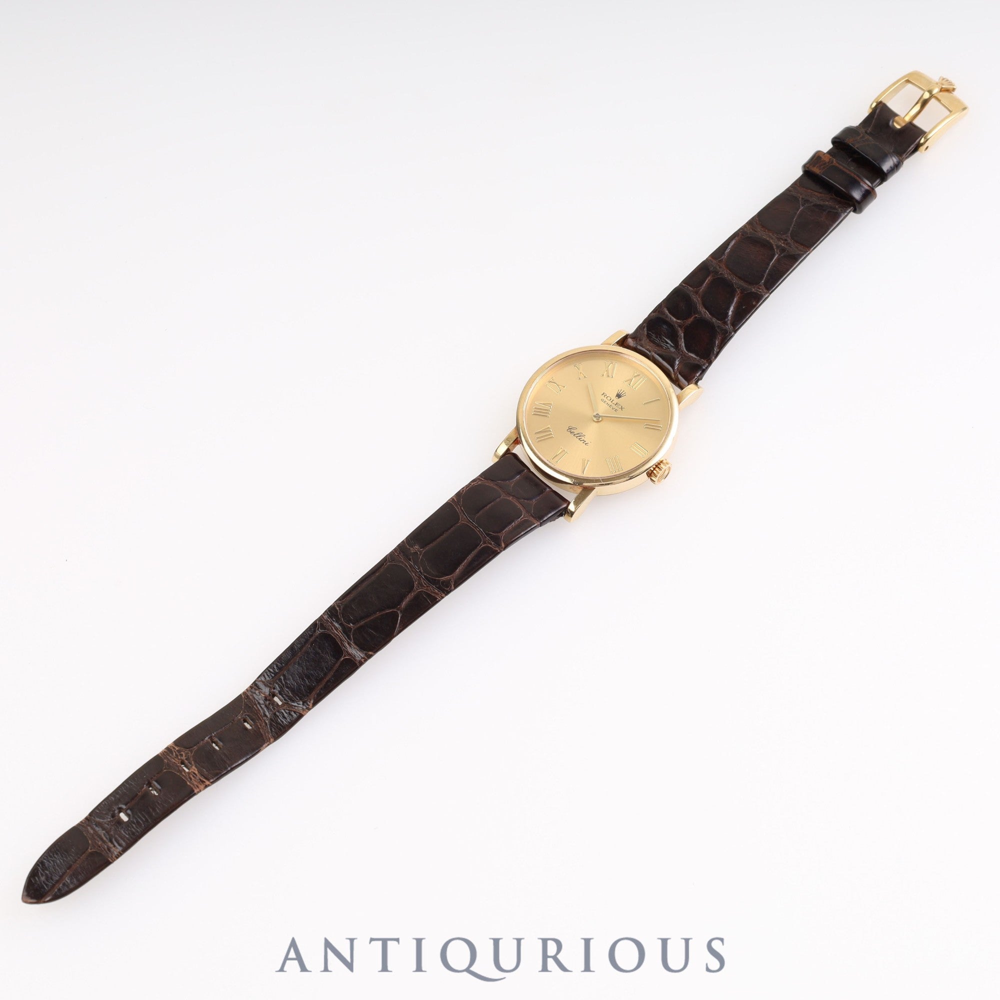 ロレックス チェリーニ 5109 手巻き YGケース 純正尾錠 ゴールド文字盤 W番(1994年~1995年)箱 保証書