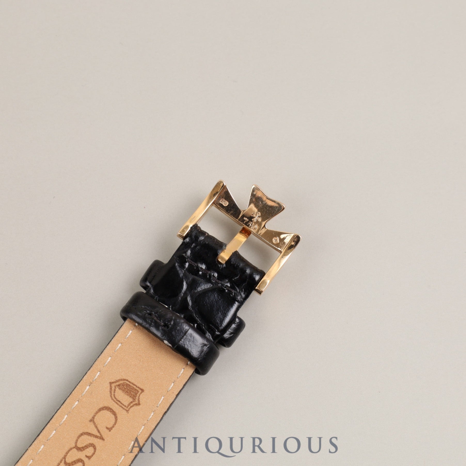 Vacheron Constantin Tour de Ile 48100/000R-3 Automatic Caliber 1190 750PG Leather Strap with Genuine Buckle (750PG) Ivory Dial Overhauled