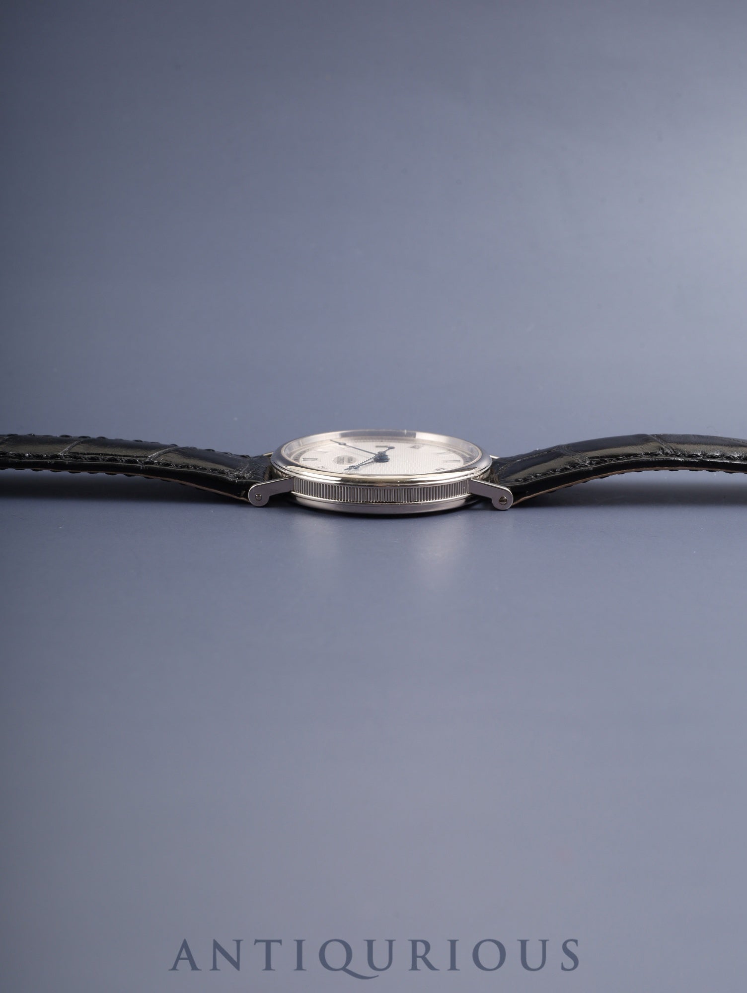 ブレゲ クラシック ツインバレル 5910BB.15.984 自動巻き Cal.591 750WG 純正革ベルト 純正尾錠(750WG)シルバー文字盤 箱 冊子 保証書(2002年)オーバーホール済み