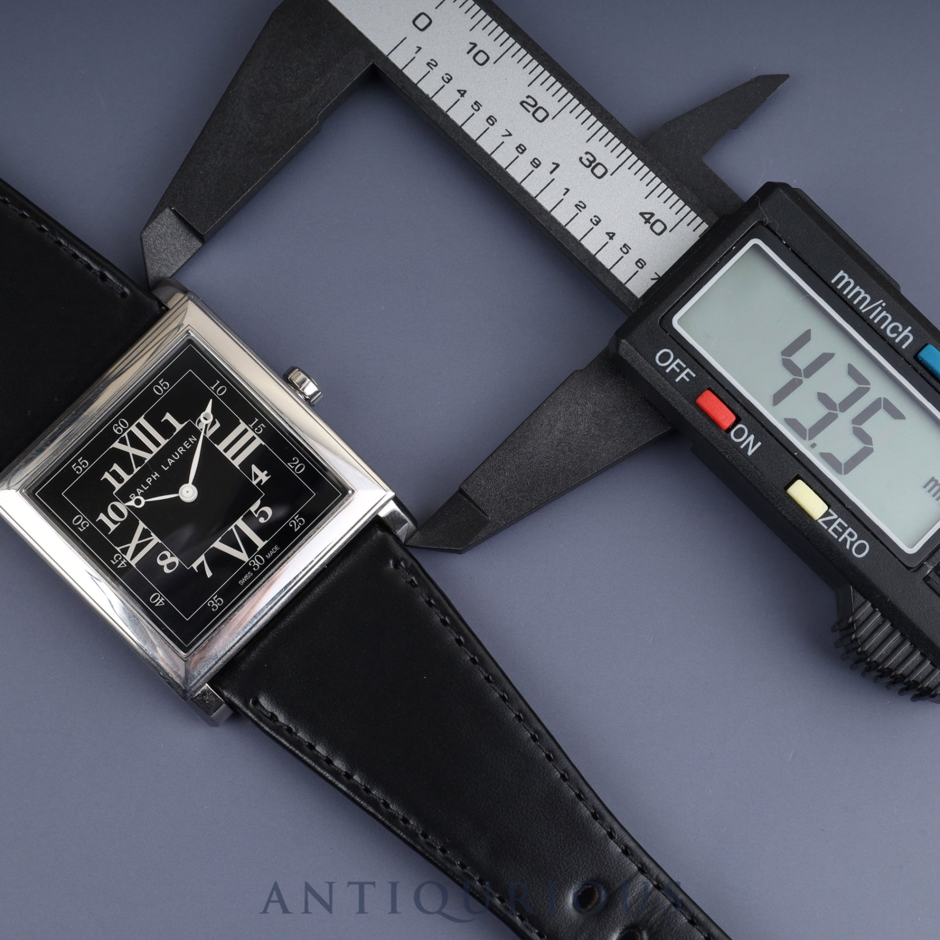 ラルフローレン RL867 35 MM 自動巻き Cal.RL300-1  SS 純正革ベルト 純正尾錠(SS)ブラック文字盤 箱 オーバーホール済み