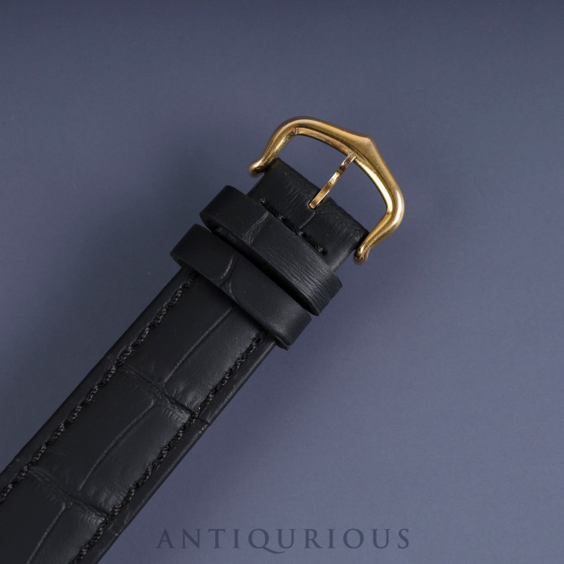 Cartier Must Tank LM Manual winding Cal.78-1 SV925 Leather Genuine buckle (GP) Black Roman dial Overhauled
