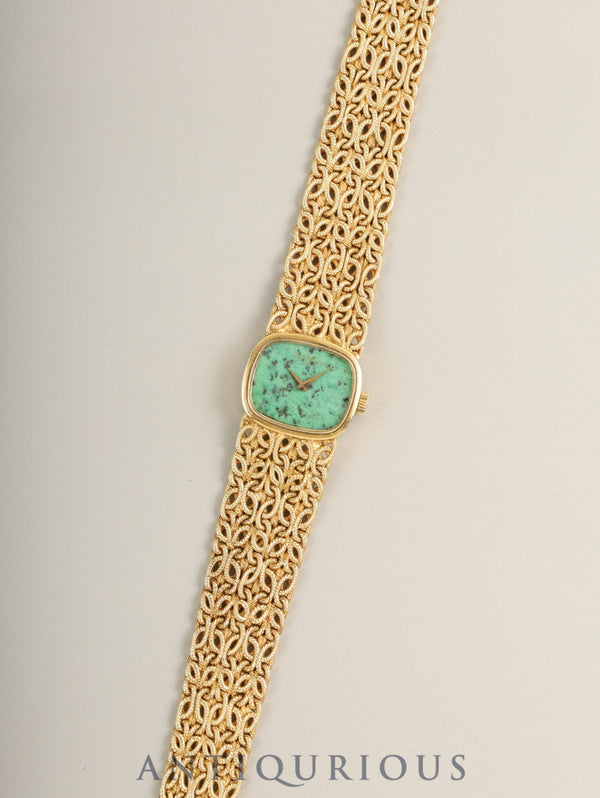 Chopard Jewelry Watch 5028/1 Manual Winding Cal.4520 (Felsa S.A.) 750YG 750YG Jadeite Dial Overhauled