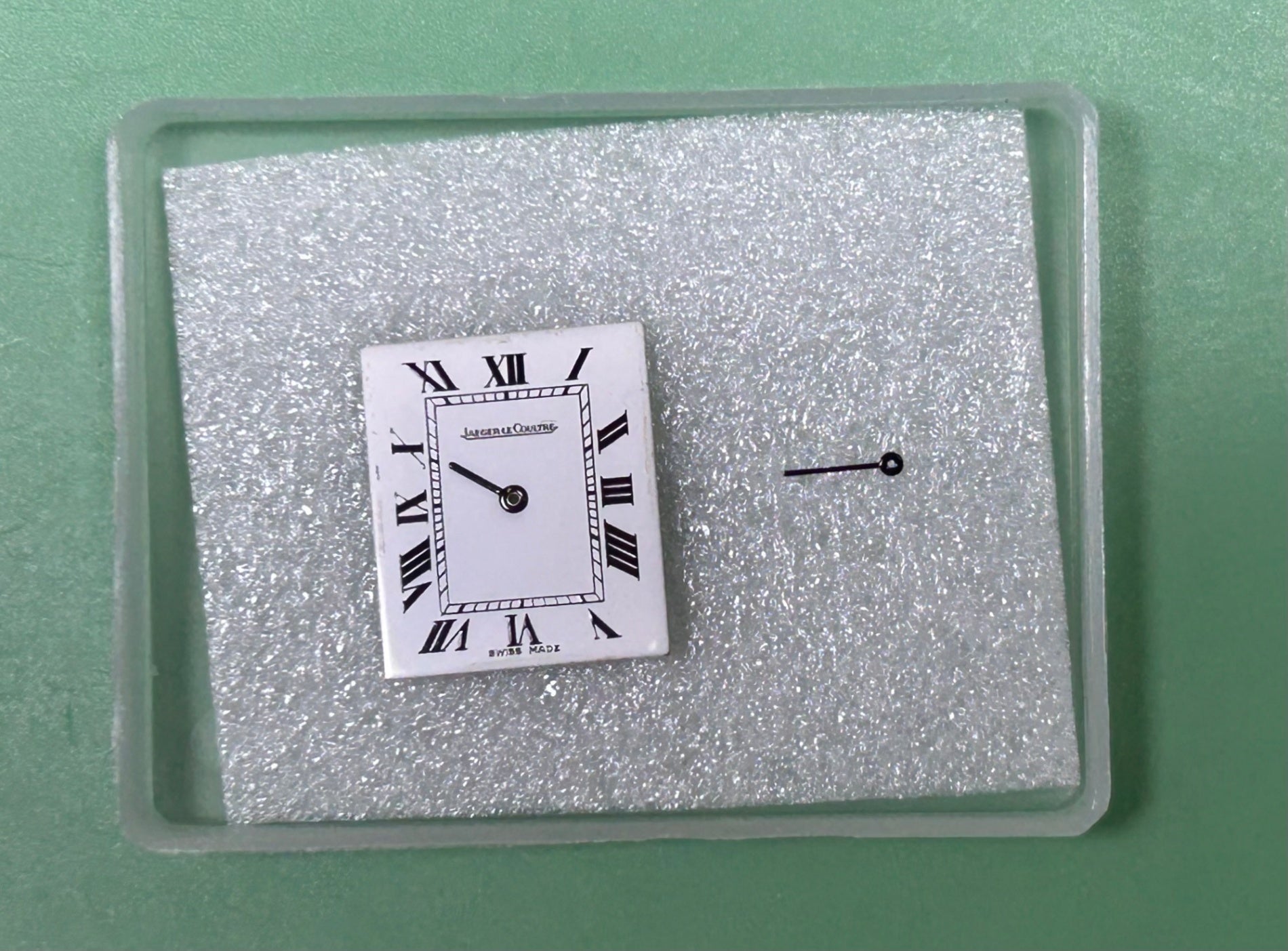 Jaeger-LeCoultre Rectangular 6149 42 Manual Winding Caliber 846 Leather Genuine Buckle (SS) White Roman Dial Booklet Case Warranty (1977) Overhauled