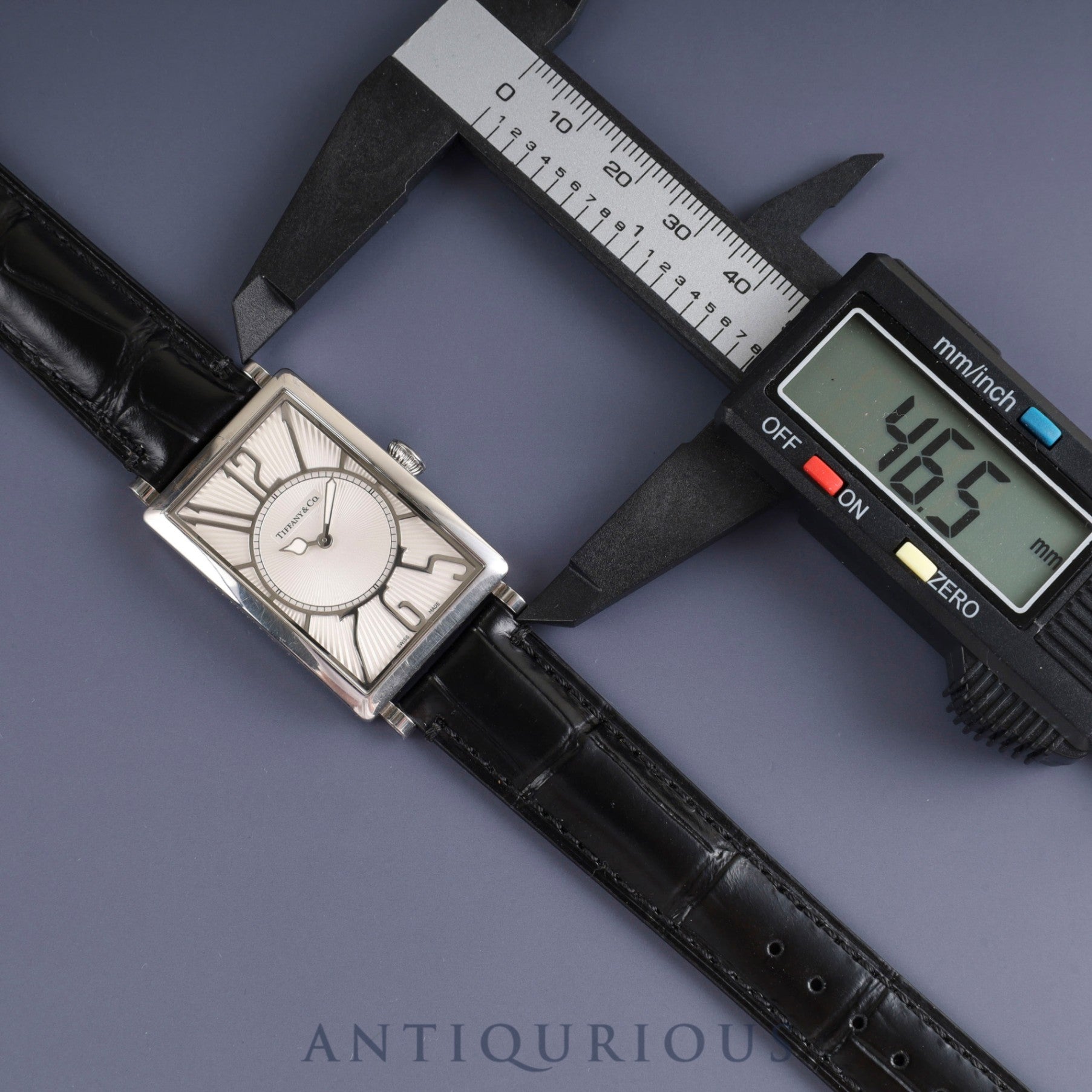 Tiffany Gallery Z3002.10.10A21A68A Quartz Cal.976.001 SS Leather Genuine Buckle (SS) Silver Dial Overhauled