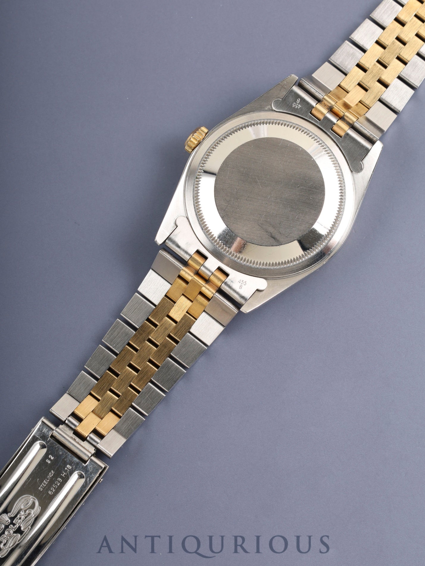 ロレックス デイトジャスト 16233 自動巻き Cal.3135 SS/YG SS/YG ホワイト 文字盤 X番台(1991年)外箱 保証書(1994年) オーバーホール済み