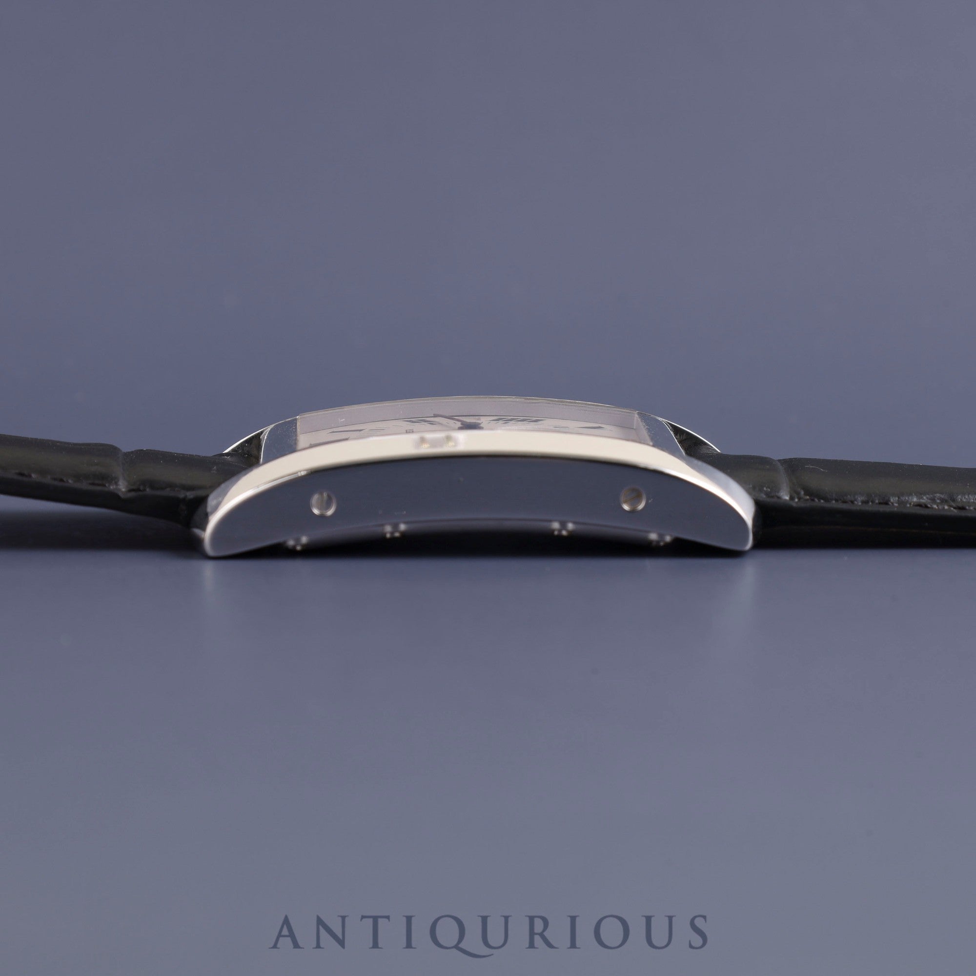 カルティエ タンクアメリカン MM W2600751 / 3012905 クォーツ Cal.012 750 革 純正Dバックル(750)ホワイトローマン文字盤 オーバーホール済み