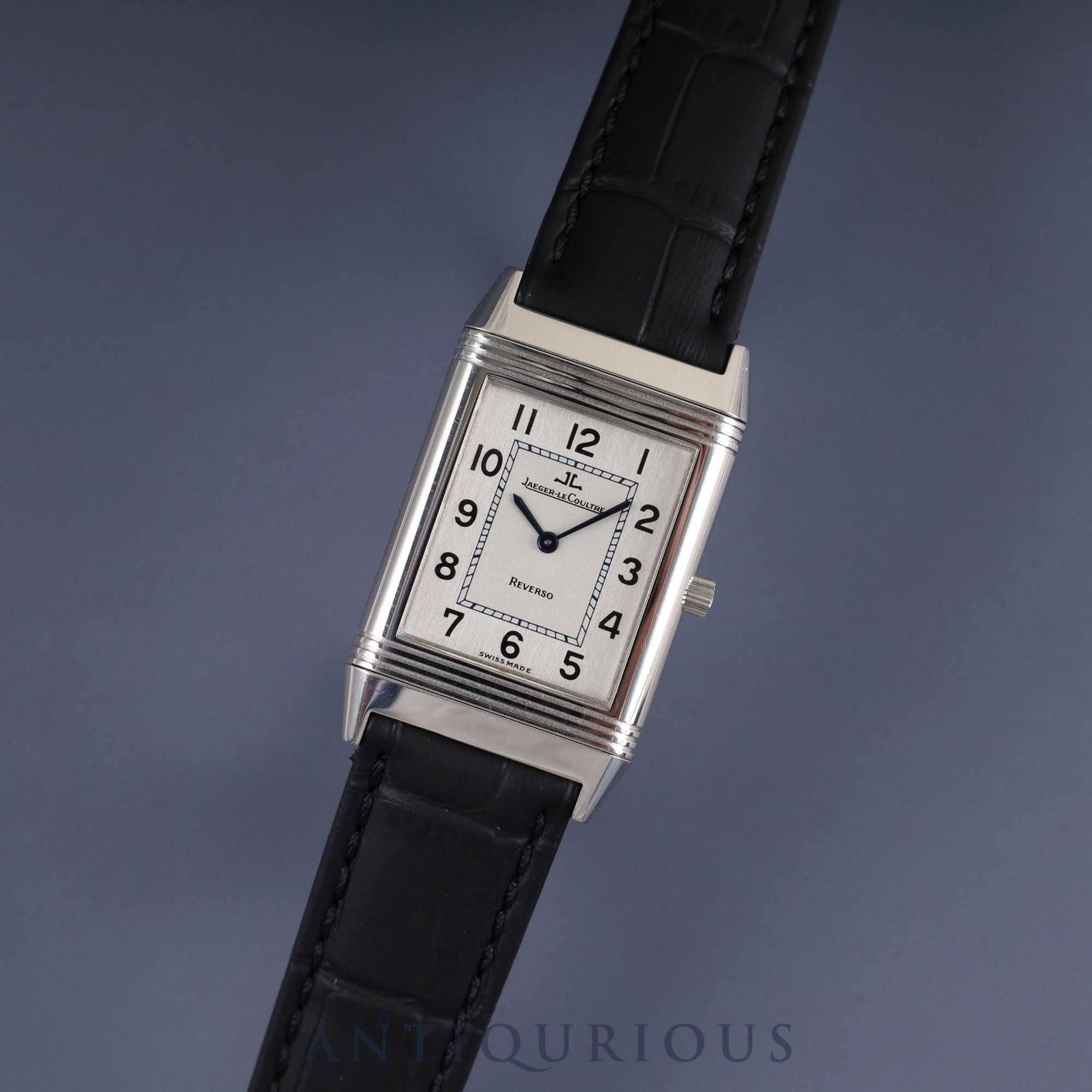 ジャガー・ルクルト レベルソ クラシック 250.8.86 手巻き Cal.846/1 SS 革 純正尾錠(SS) シルバーアラビア文字盤 オーバーホール済み