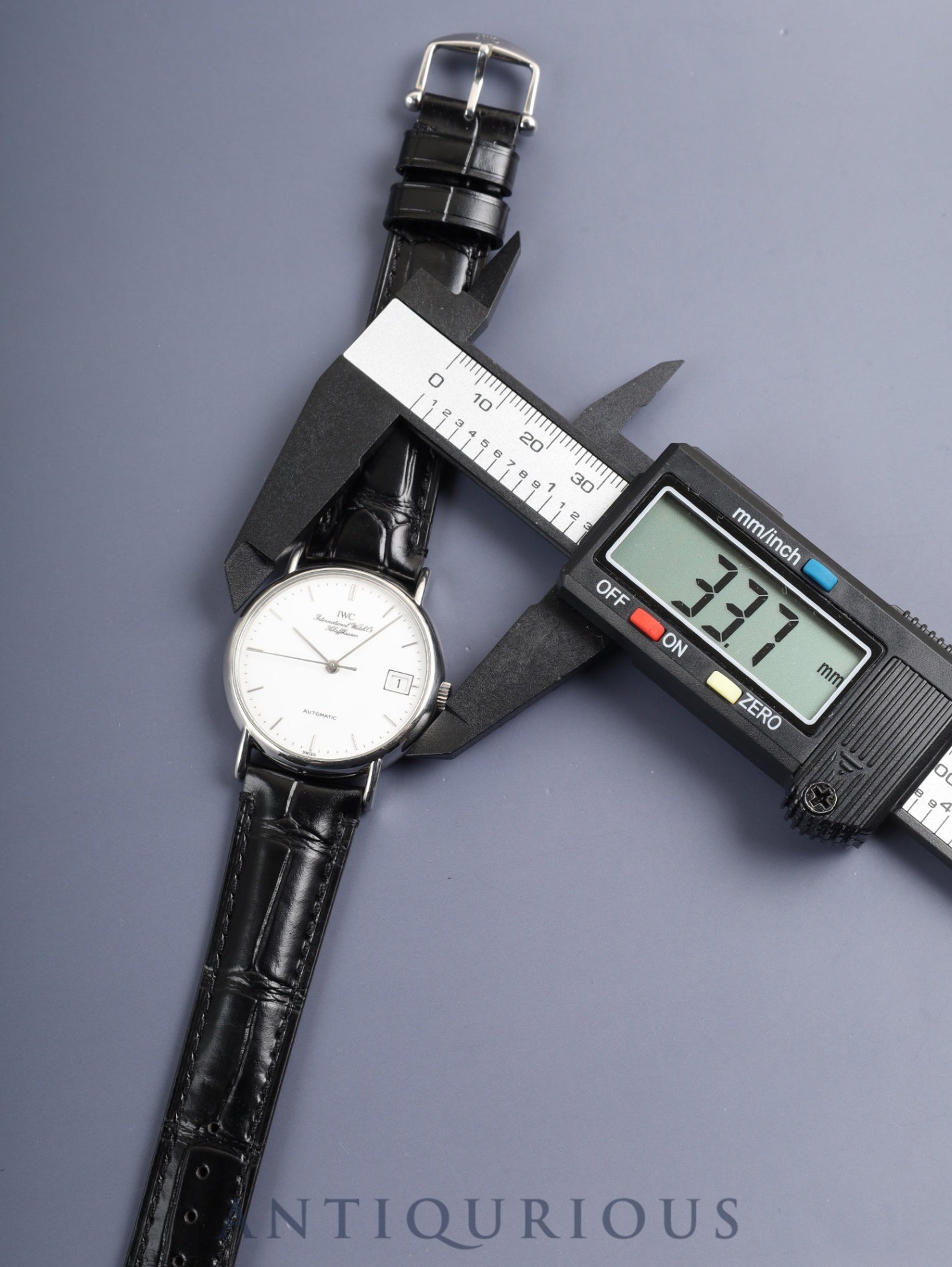 IWC ポートフィノ IW351320 自動巻き Cal.C.37521 SS 革 純正ピンバックル(SS)ホワイト文字盤 純正レザーベルト付き オーバーホール済み アイダブリュシー