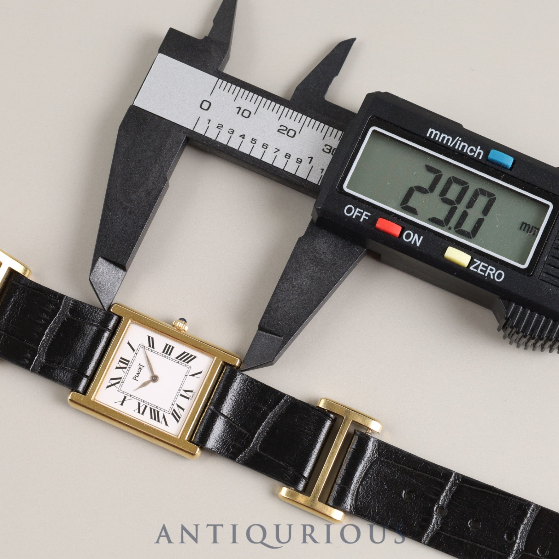 Piaget Tradition 90802D Manual winding Cal.9P2 YG Leather Genuine buckle (750) White dial Overhauled