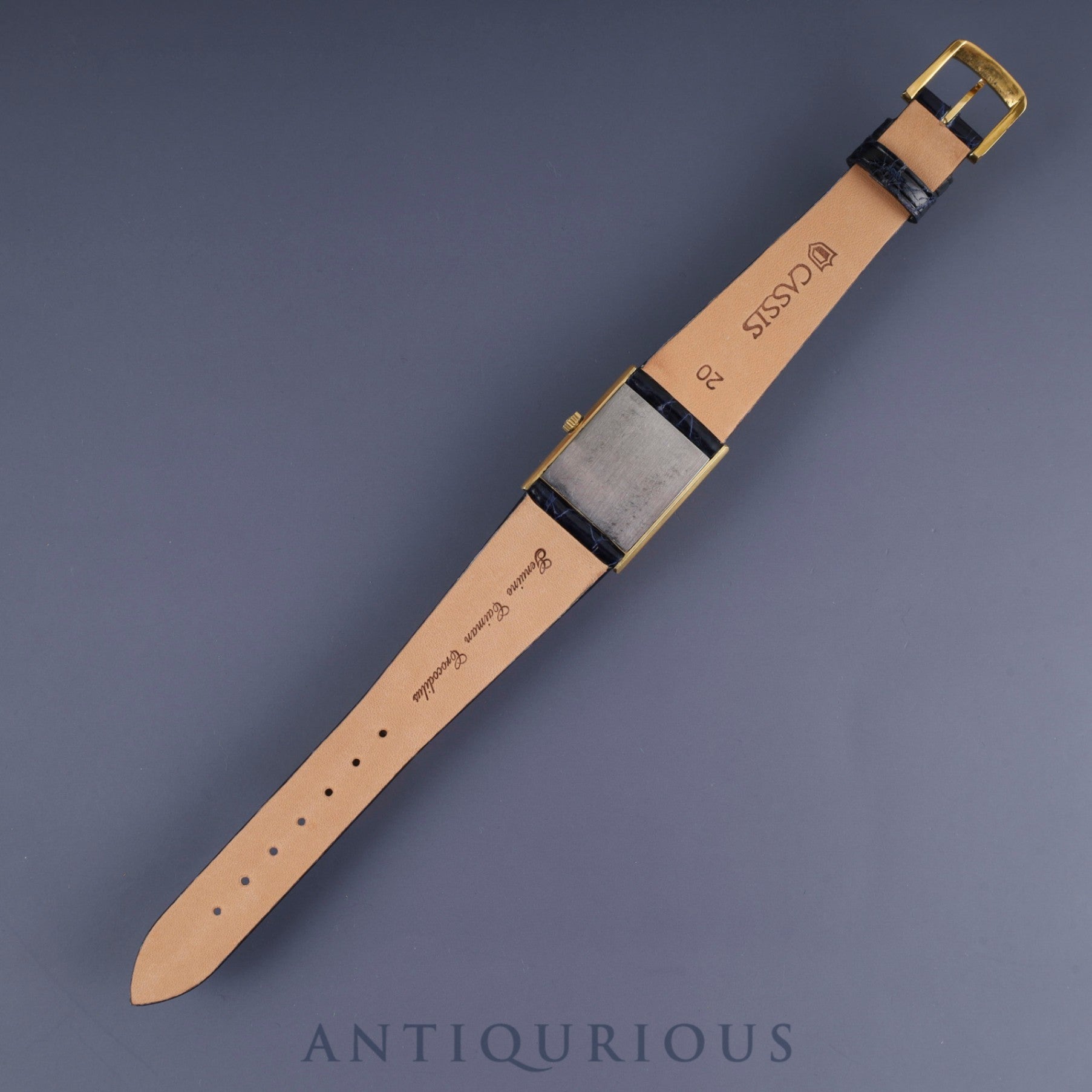 Omega De Ville 511324 Manual winding GP Leather Genuine buckle (GP) Blue dial (minor scratches on glass) Overhauled