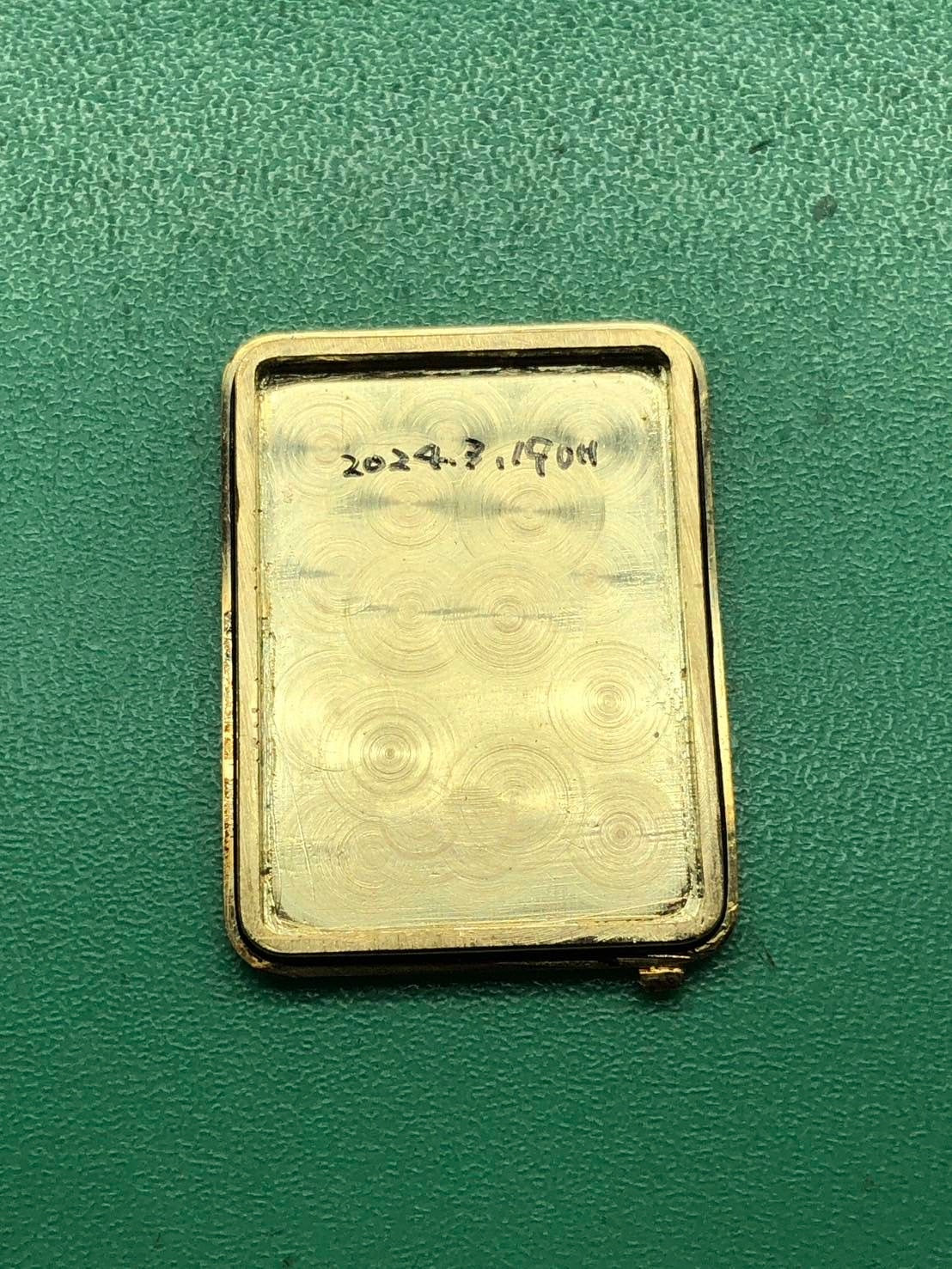 Dunhill Centenary Manual Winding Cal.2512-1 YG Leather Silver Dial Box Booklet