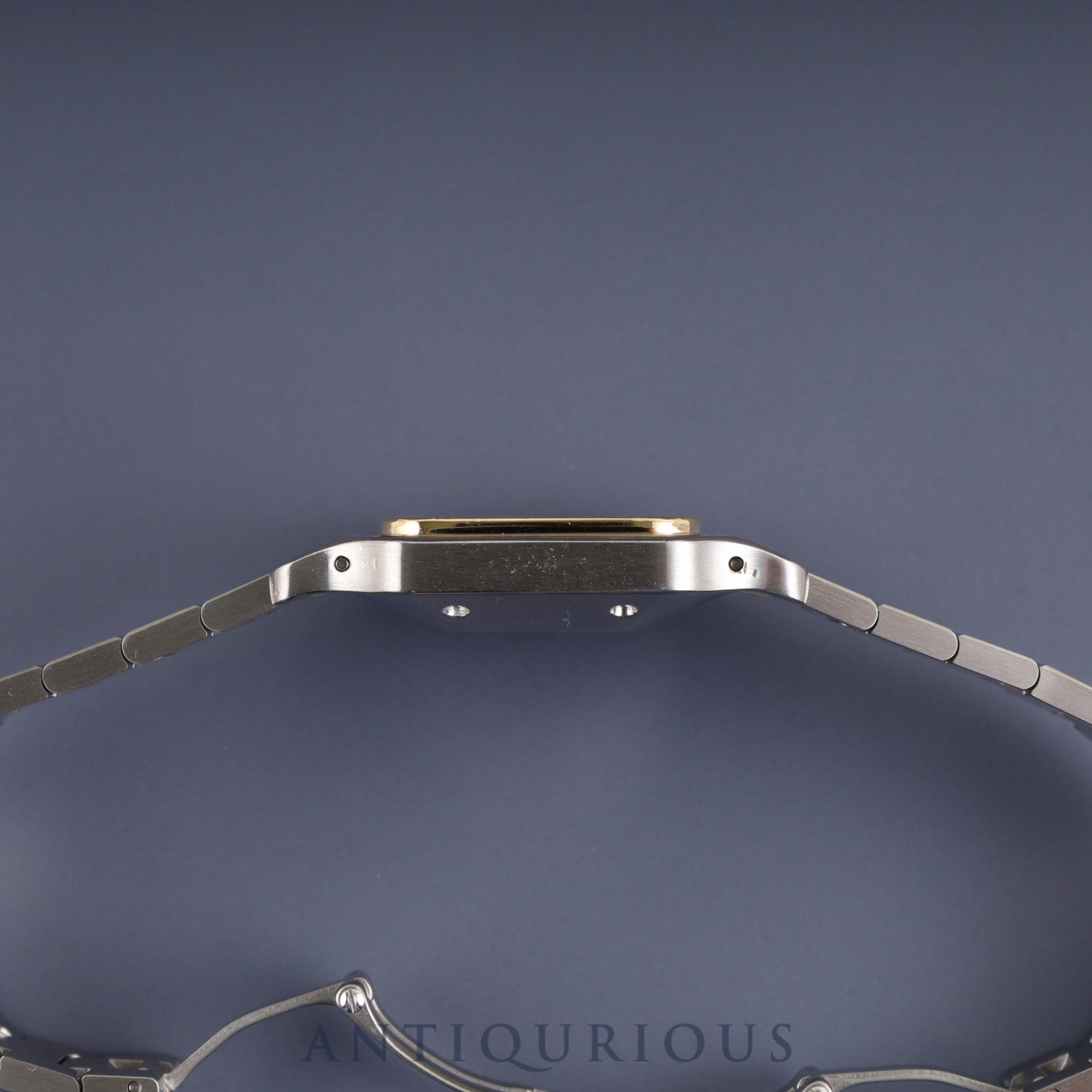 カルティエ サントス ガルベ LM 81036283 / 1172961 自動巻き SS/YG SS/YG ホワイトローマン文字盤 カルティエブティックにてコンプリートサービス済み 新品ブレス交換済み