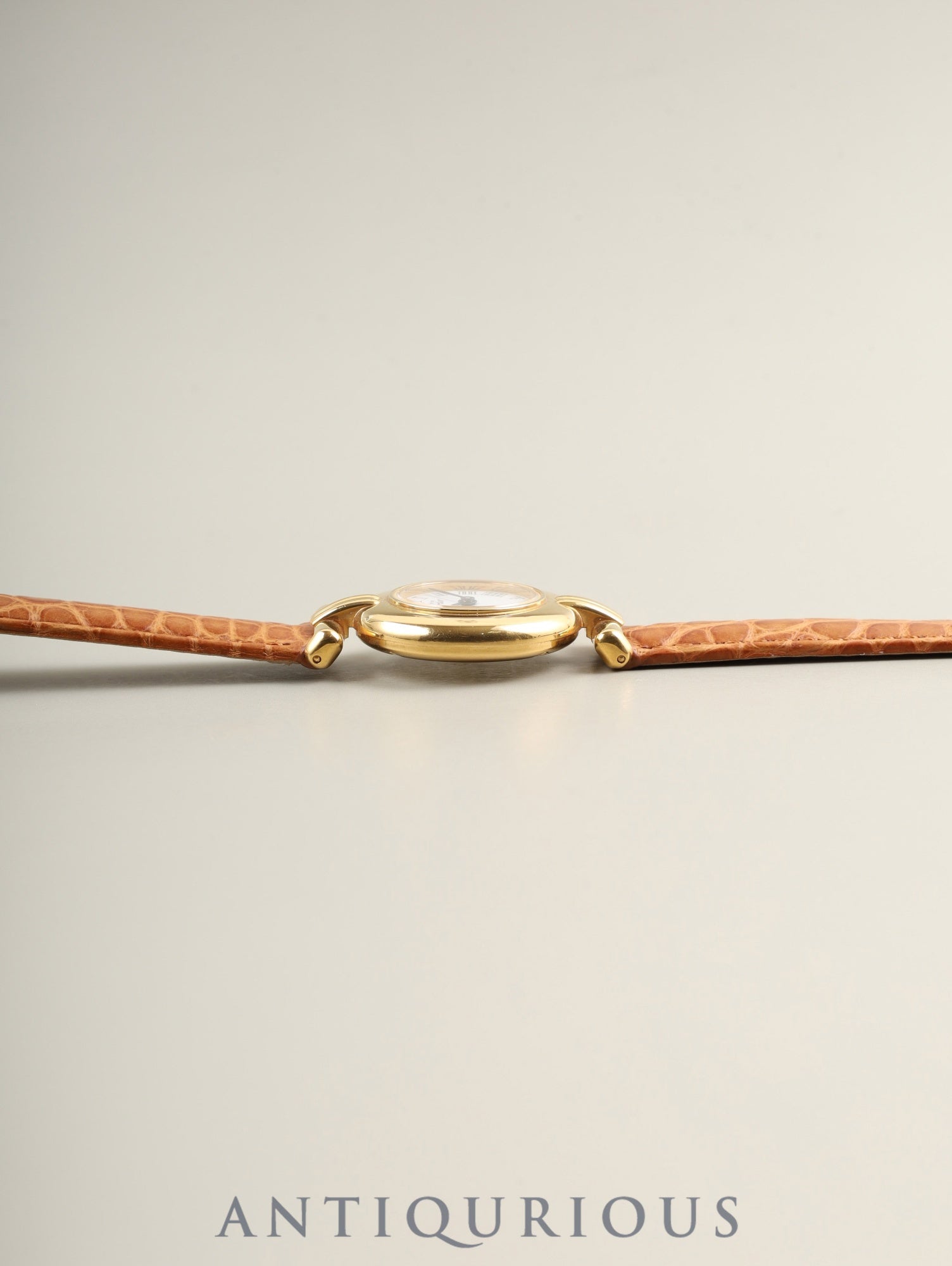 カルティエ マストコリゼ W1011554 / 2410 クォーツ Cal.157 SV925 革 純正Dバックル(GP) ホワイト文字盤 オーバーホール済み